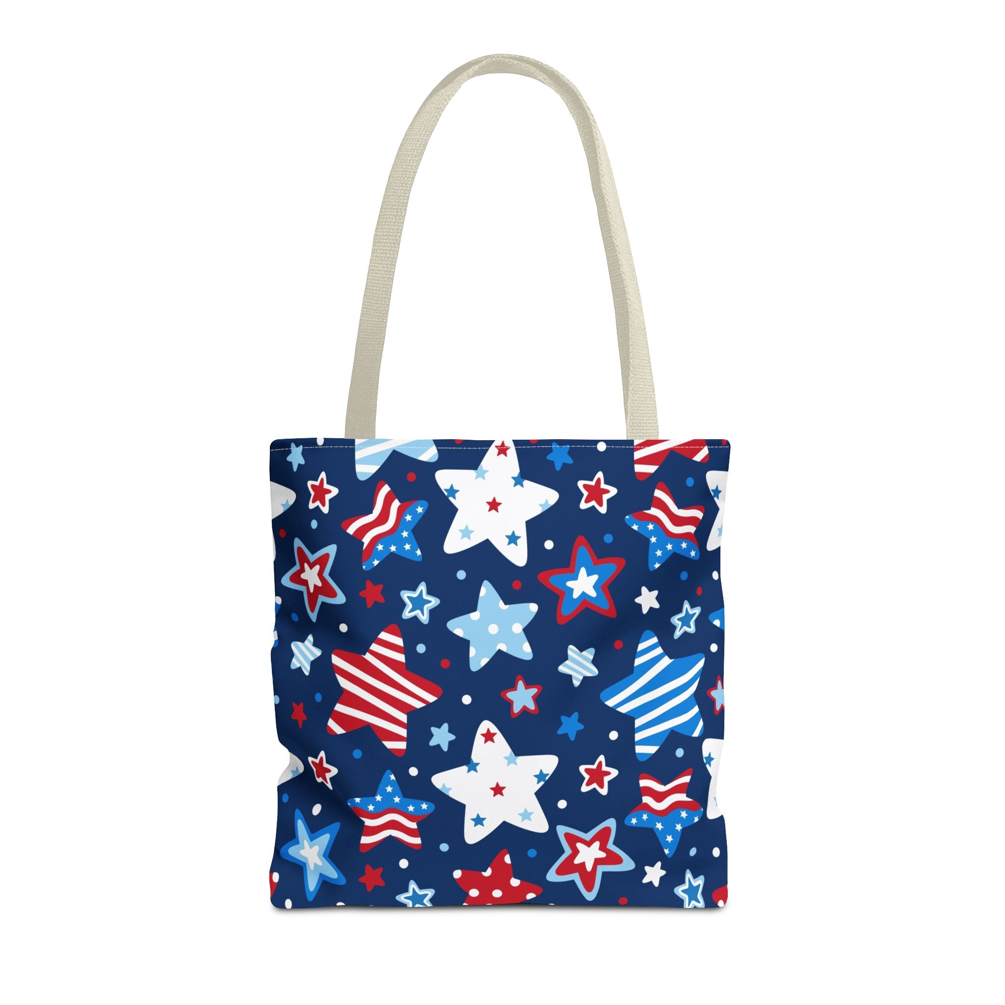 Patriotic Stars pattern Tote Bag | Red White Blue Fourth of July