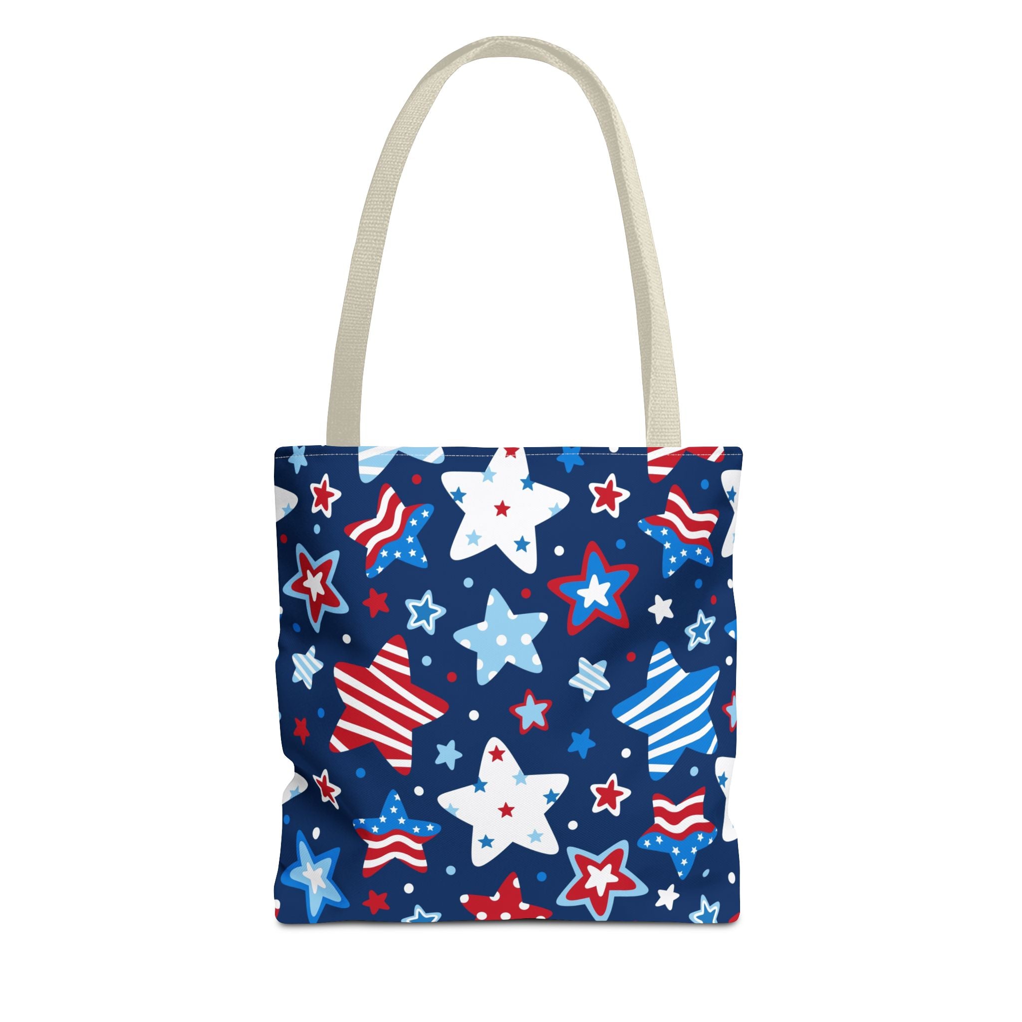 Patriotic Stars pattern Tote Bag | Red White Blue Fourth of July