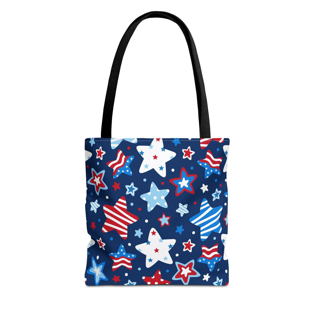 Patriotic Stars pattern Tote Bag | Red White Blue Fourth of July