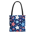Patriotic Stars pattern Tote Bag | Red White Blue Fourth of July