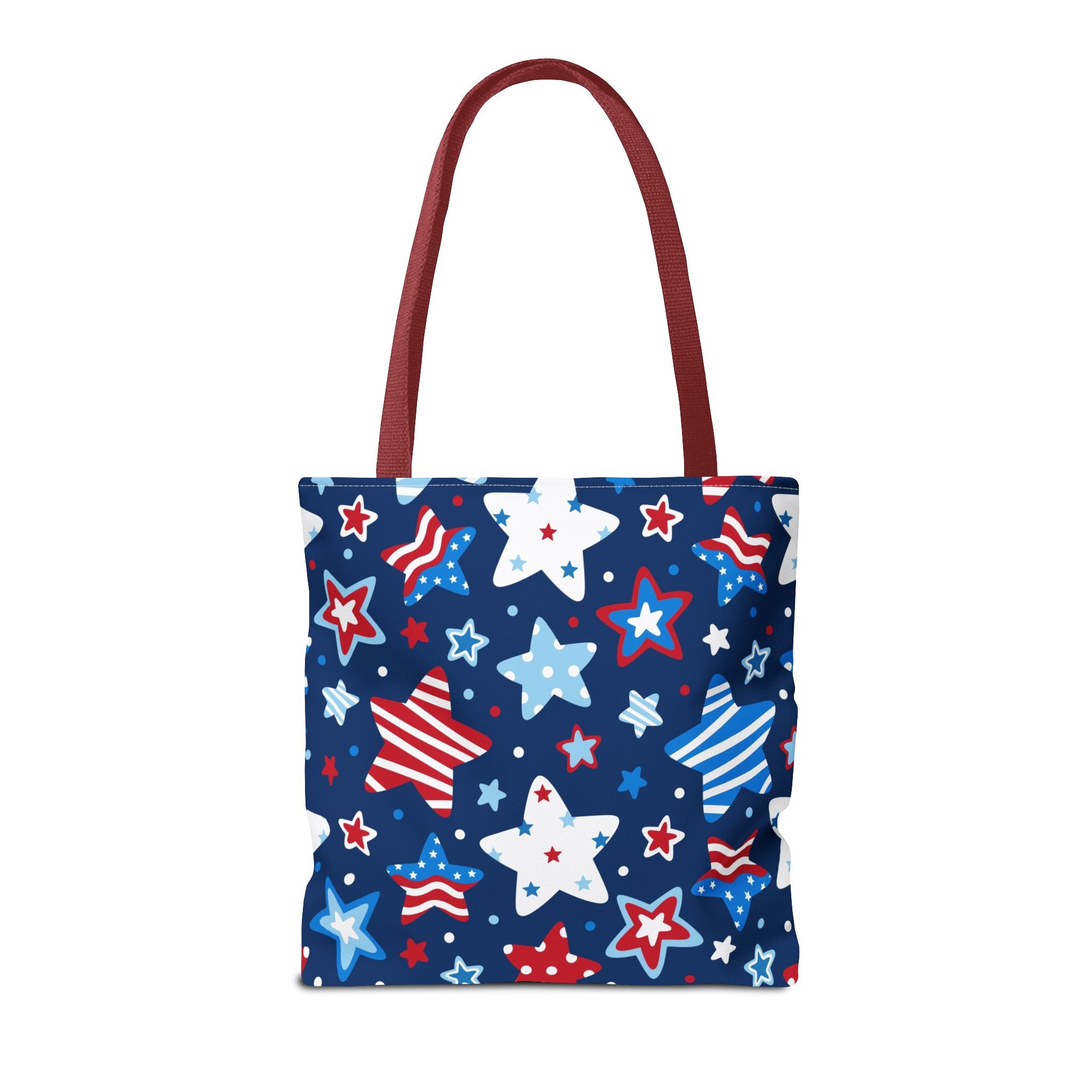 Patriotic Stars pattern Tote Bag | Red White Blue Fourth of July