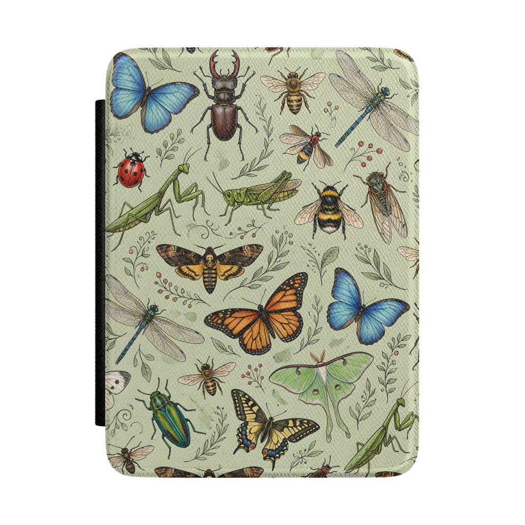 Vintage Insects and Butterflies Kindle Case | Bug Pattern Ebook Cover
