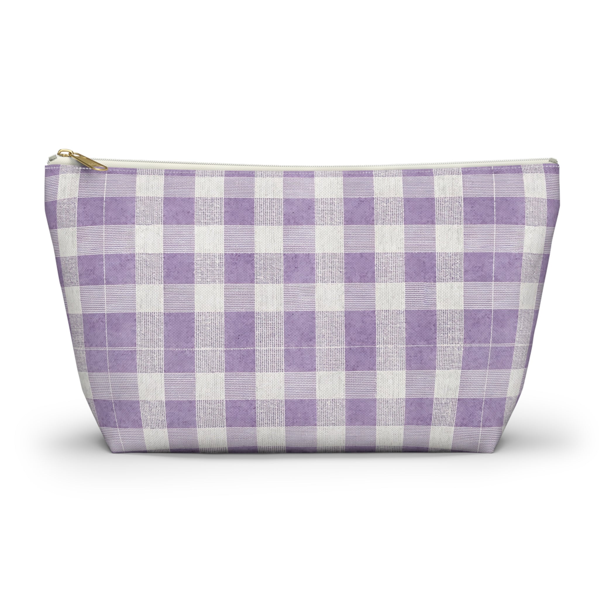 Lavender Buffalo Check Accessory Pouch