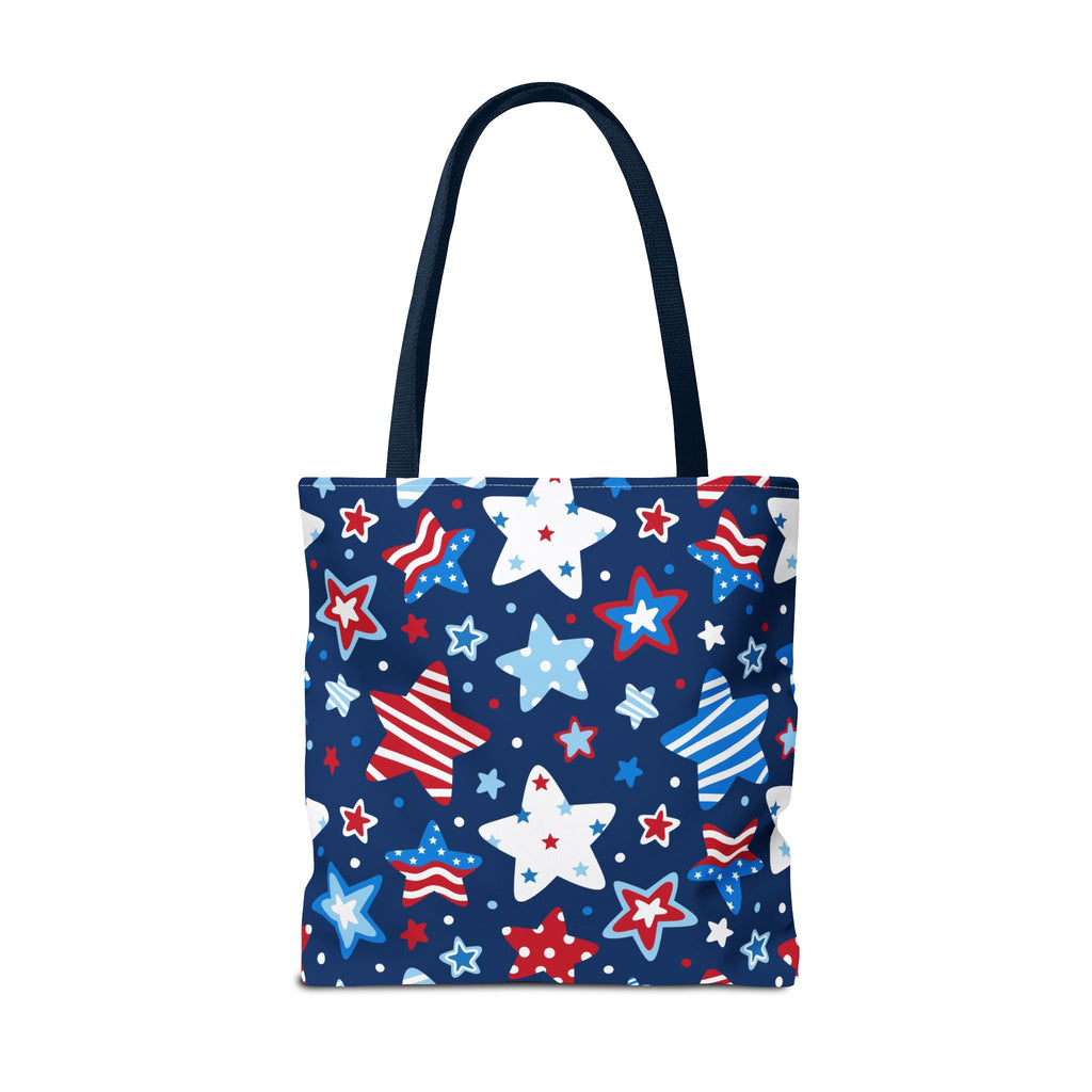 Patriotic Stars pattern Tote Bag | Red White Blue Fourth of July