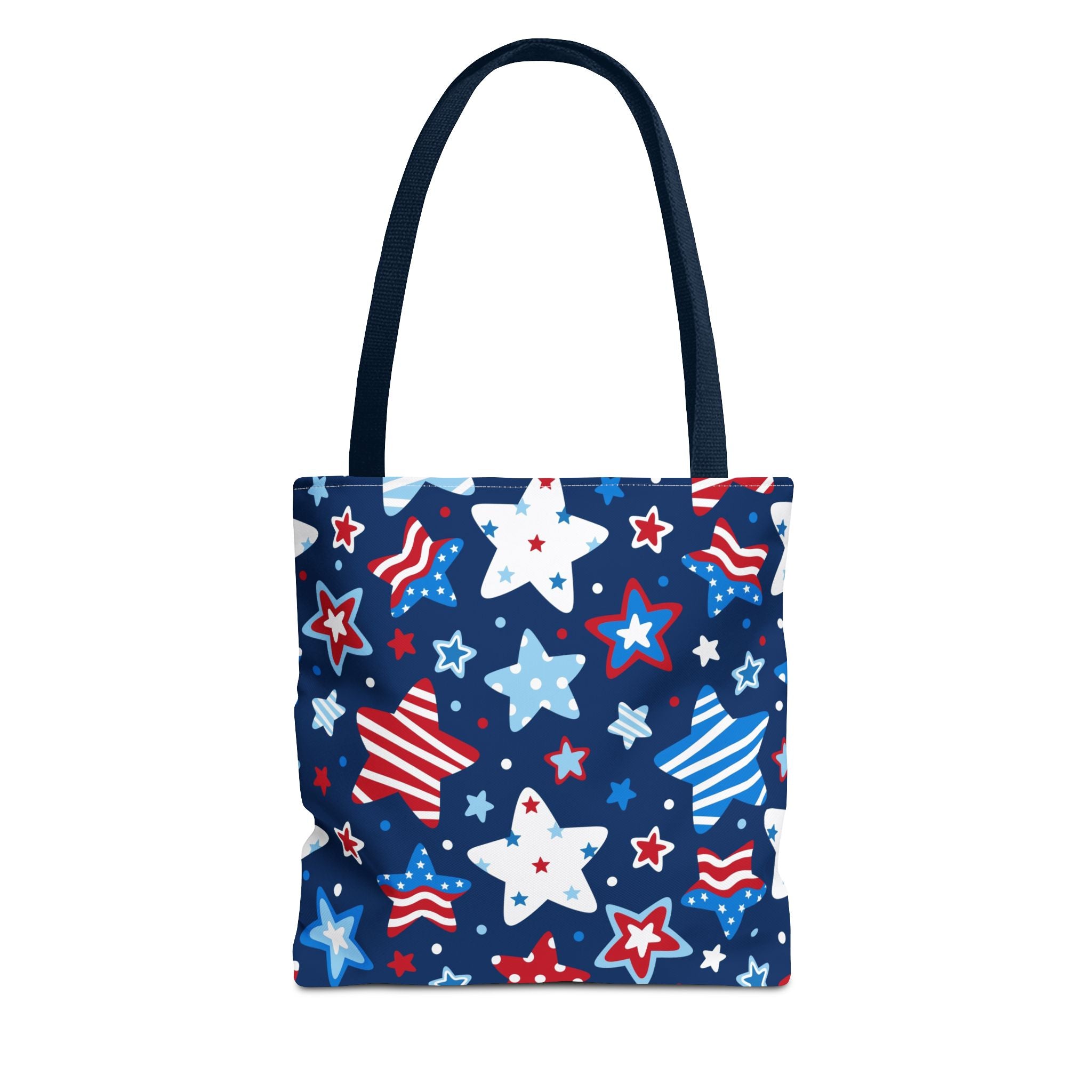 Patriotic Stars pattern Tote Bag | Red White Blue Fourth of July