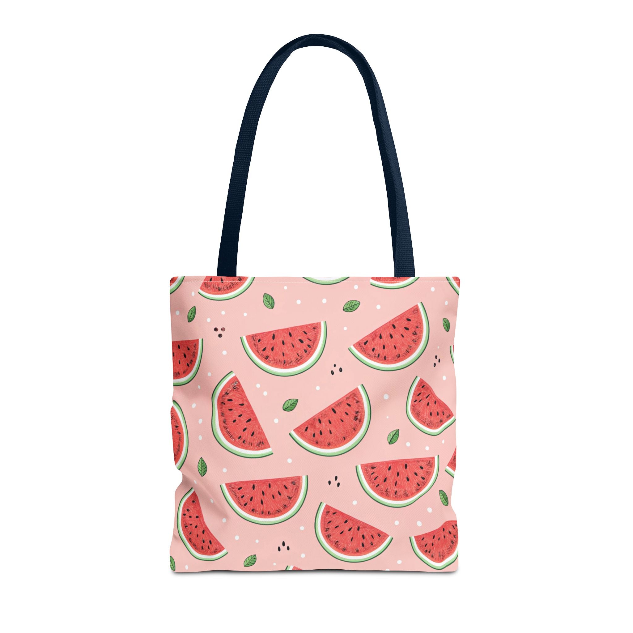 Watermelon Pattern Tote Bag | Pink Summer Fruit Print