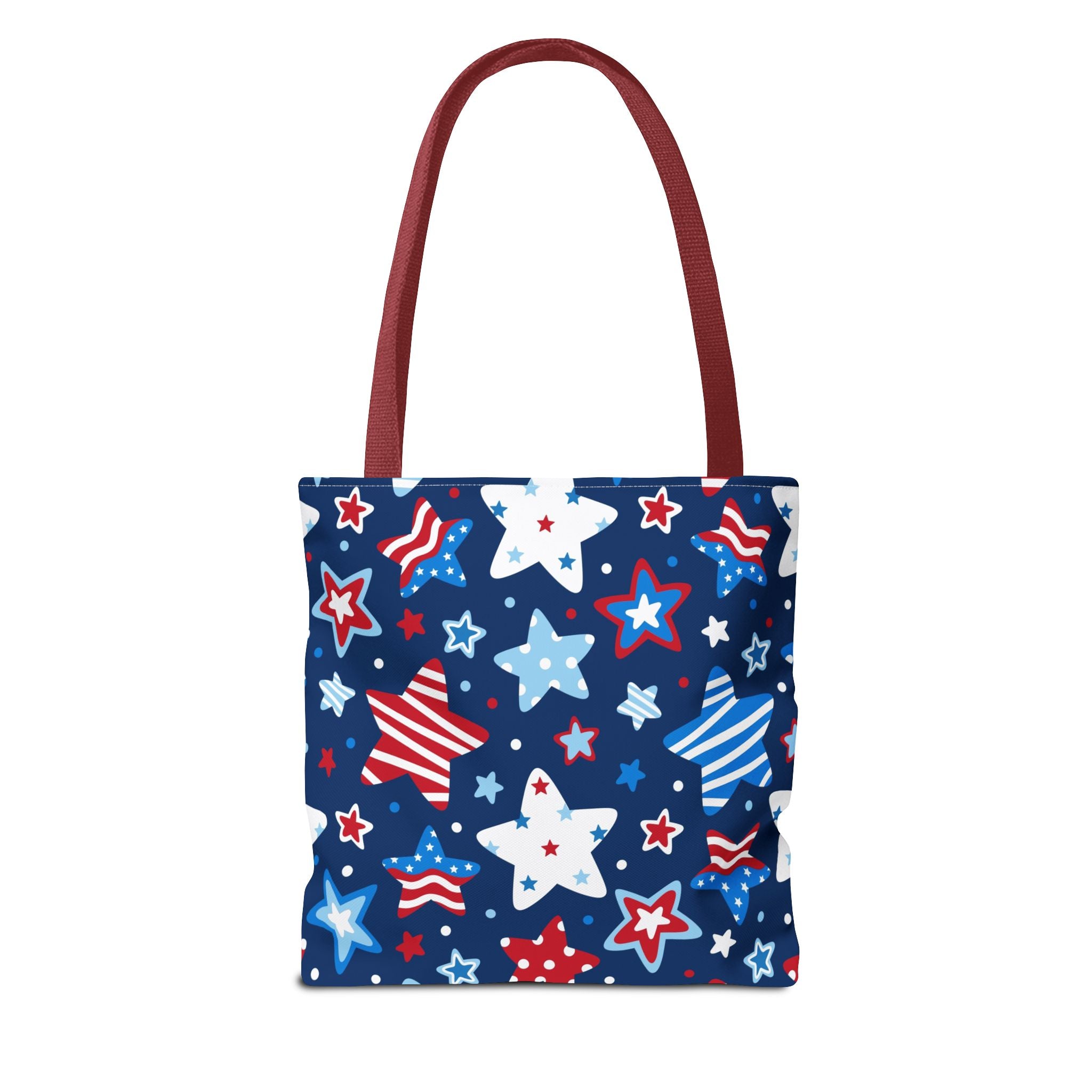 Patriotic Stars pattern Tote Bag | Red White Blue Fourth of July