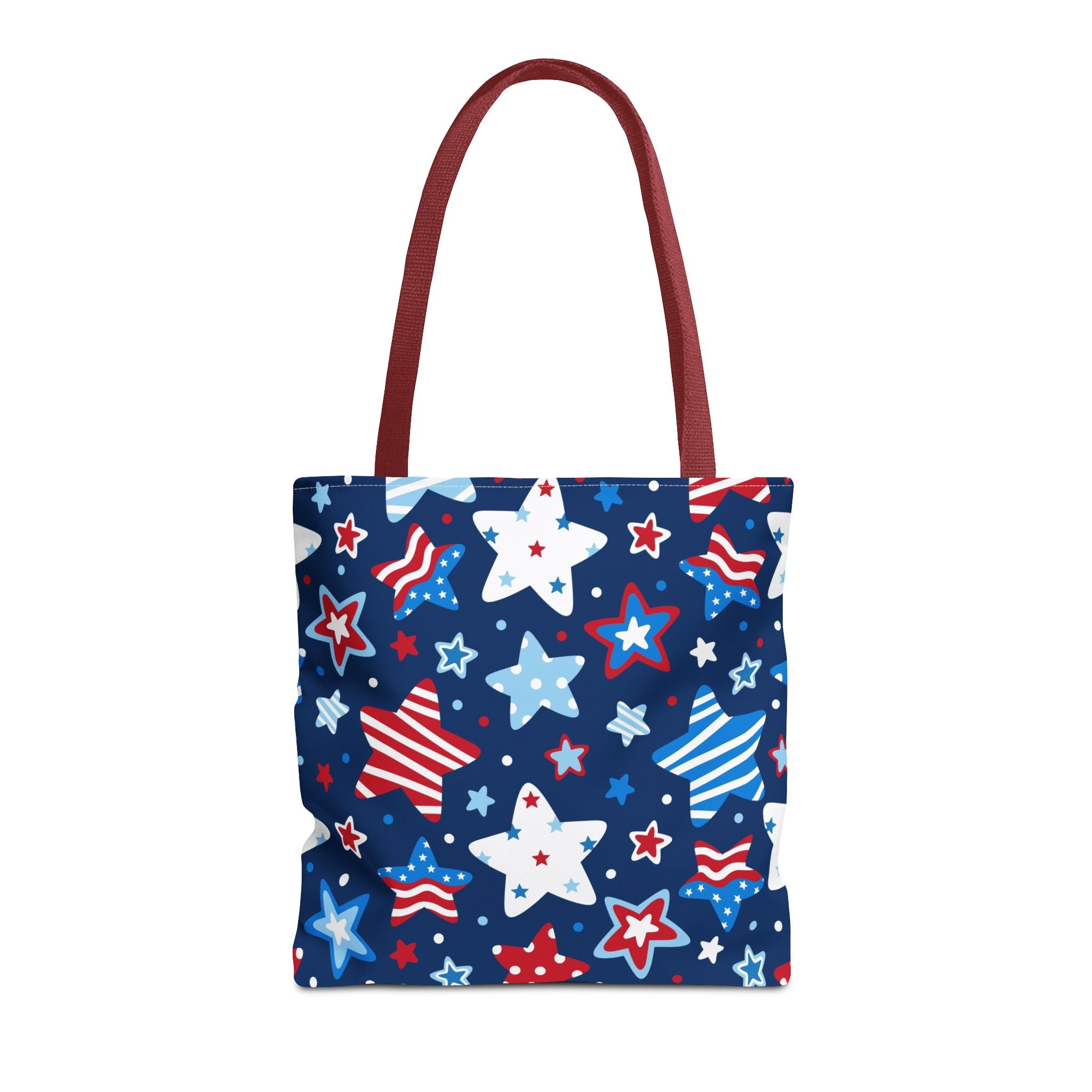 Patriotic Stars pattern Tote Bag | Red White Blue Fourth of July