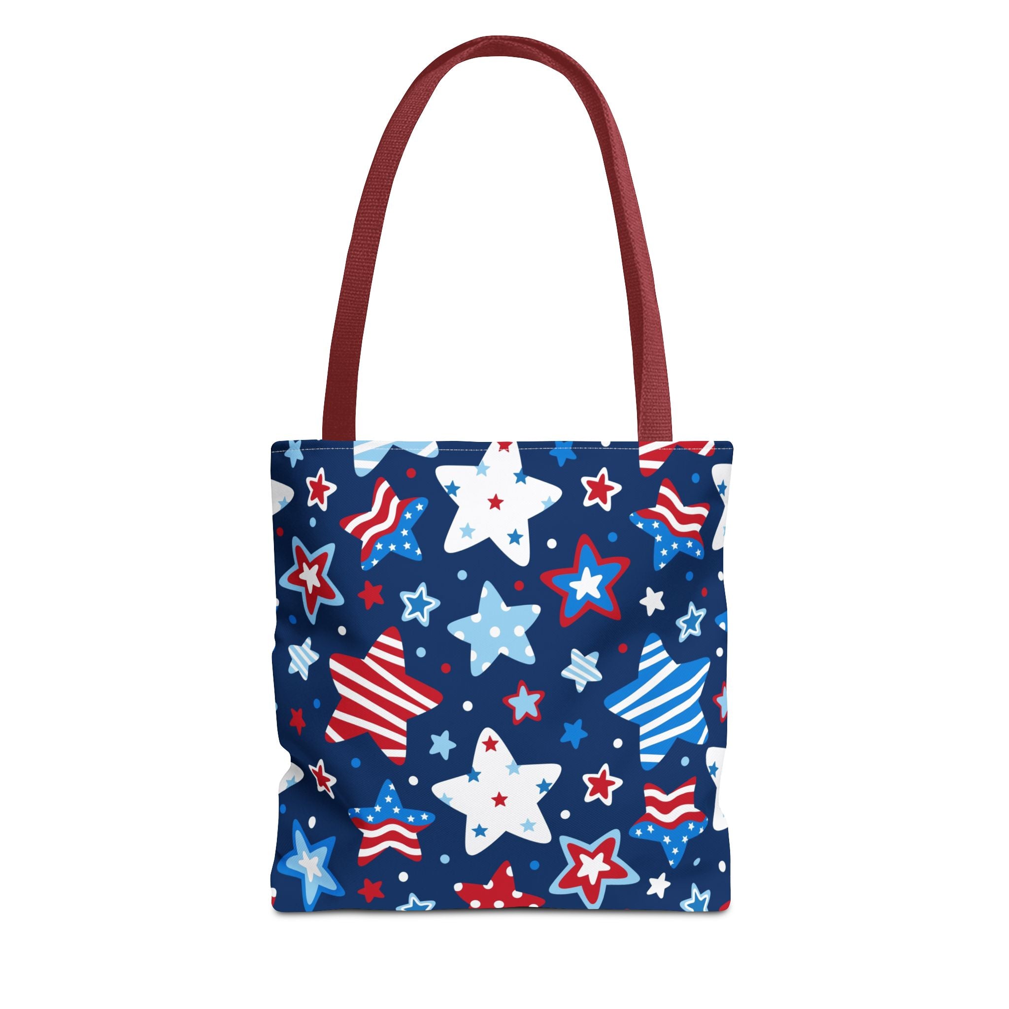 Patriotic Stars pattern Tote Bag | Red White Blue Fourth of July