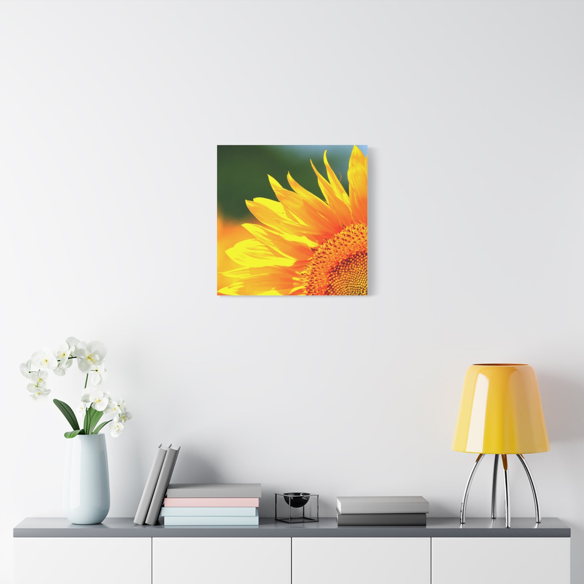 Sunflower Close-Up Matte Canvas
