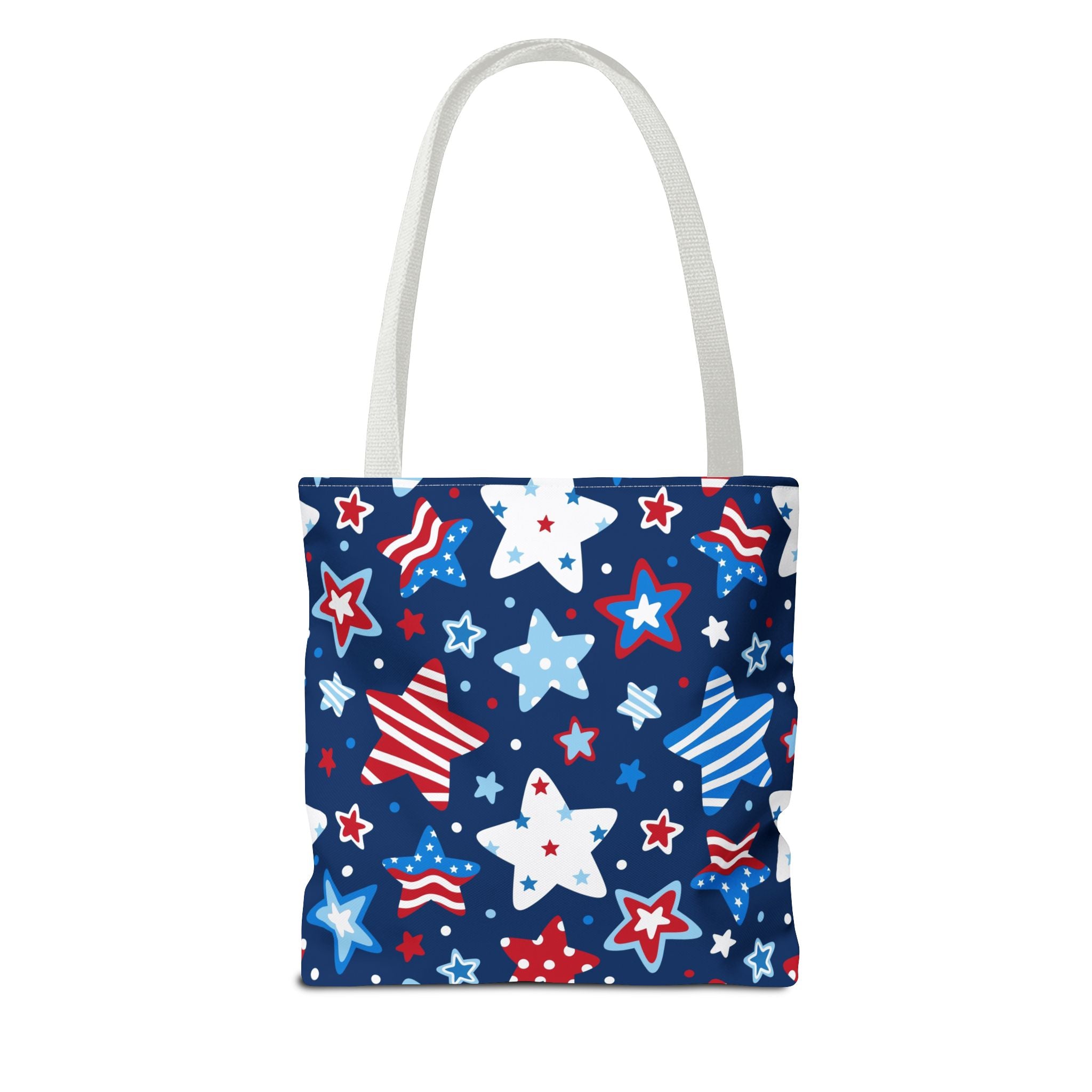 Patriotic Stars pattern Tote Bag | Red White Blue Fourth of July