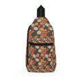 Retro Floral Sling Bag | Ditsy Daisy Pattern, Autumn Colorway