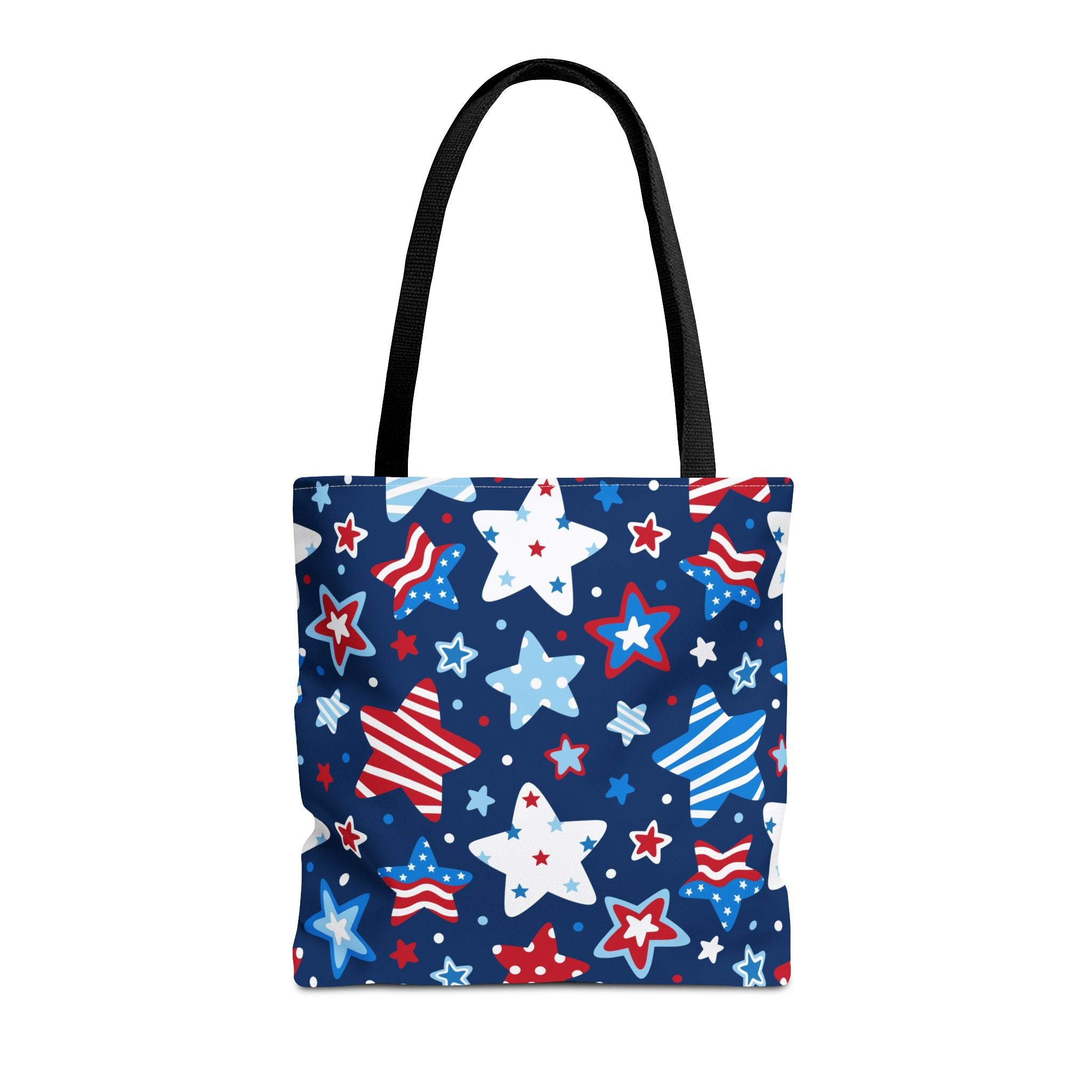 Patriotic Stars pattern Tote Bag | Red White Blue Fourth of July