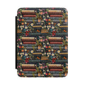 Vintage Stacked Books and Floral Pattern Kindle Case | Book Lover Sleeve