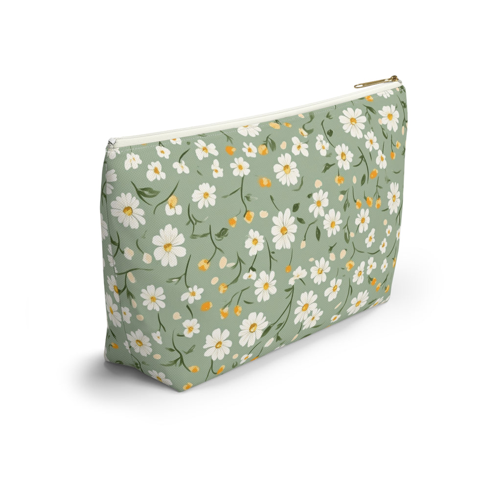 Daisy Floral Cosmetic Pouch