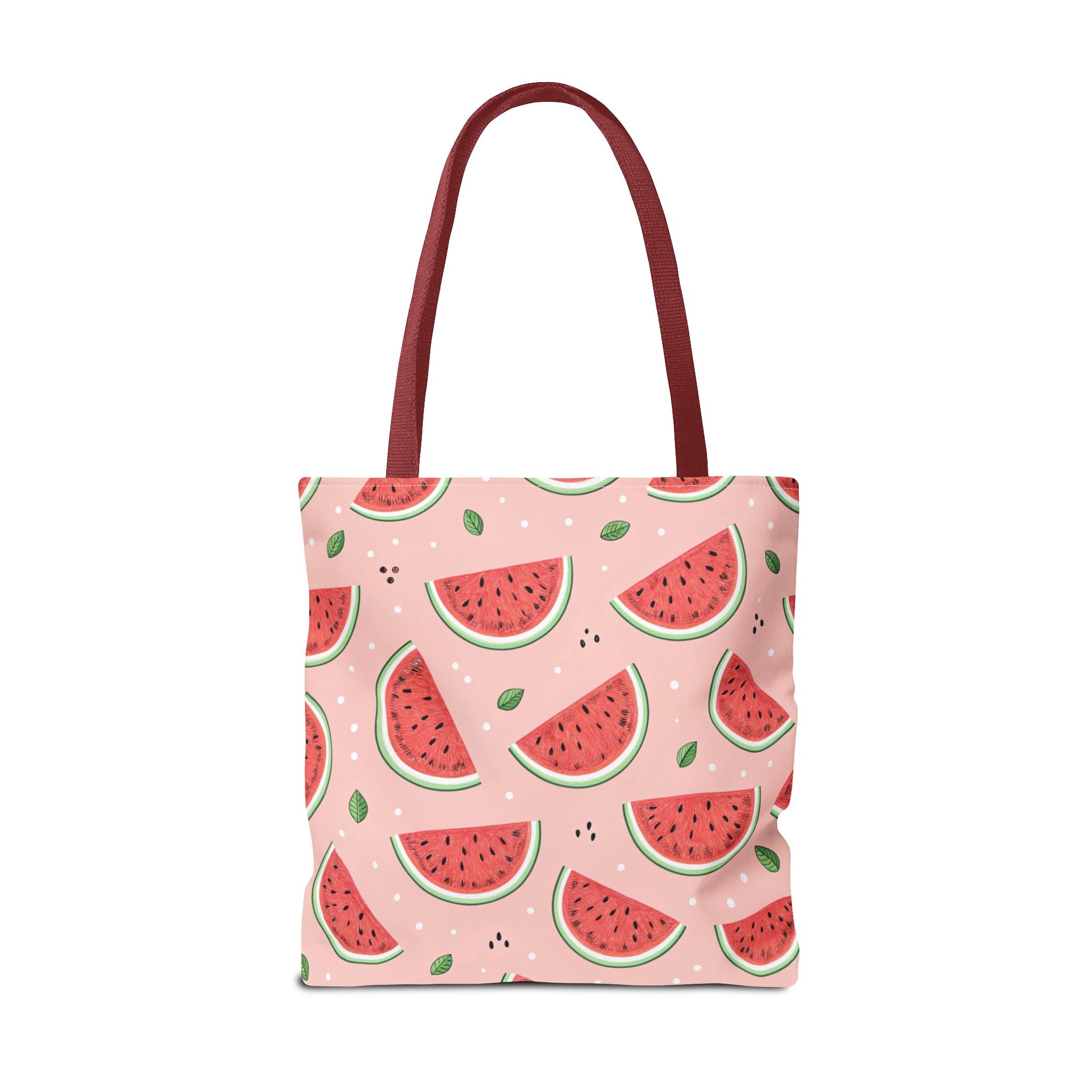 Watermelon Pattern Tote Bag | Pink Summer Fruit Print