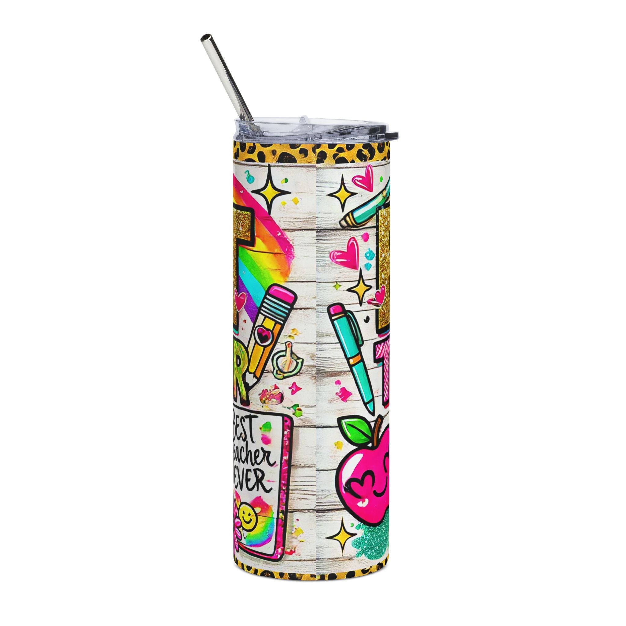 Best Teacher Ever, Stainless Steel Tumbler, 20oz