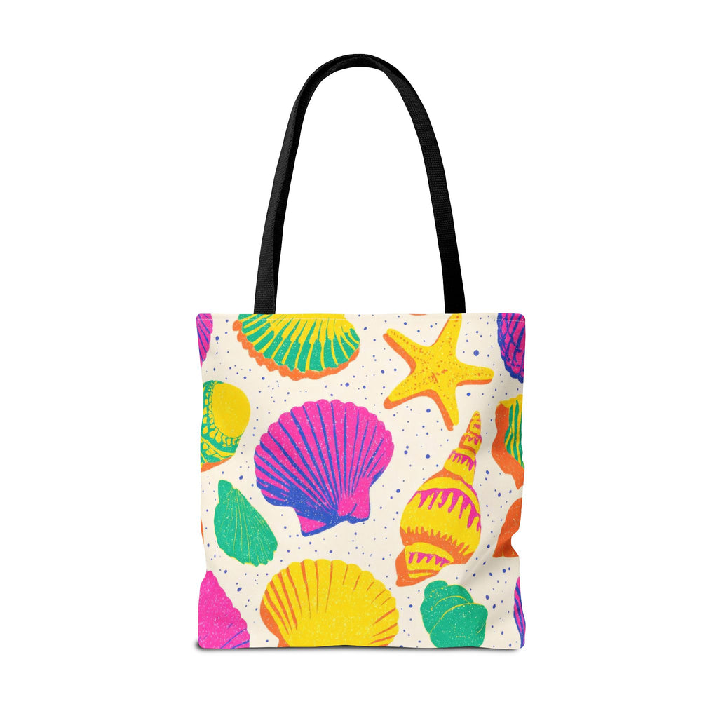 Colorful Seashell Pattern Tote | Beach Shells Summer Print