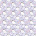 Ghosts Seamless Pattern PNG | Halloween | Digital Download for Sublimation & Crafts