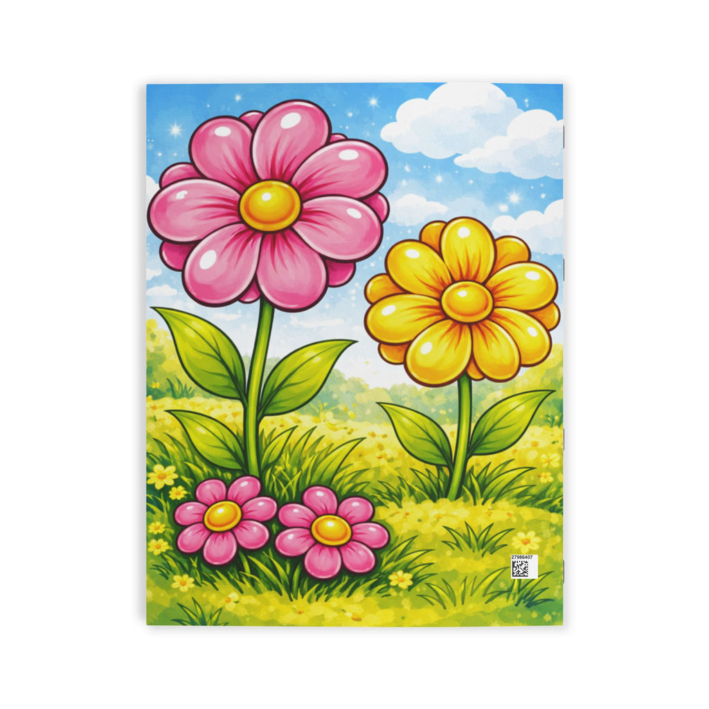 Easy Flower Coloring Book Coloring Book | Kids Floral Activity Pages