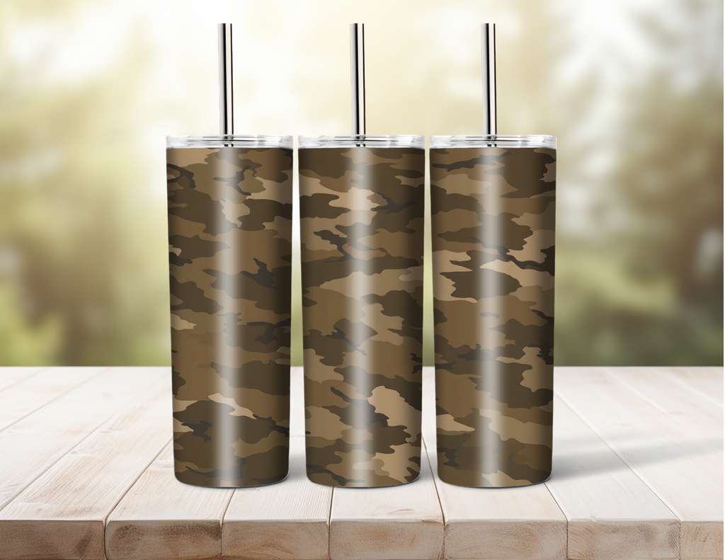 Brown Camo Seamless Pattern PNG | Deer Camo | Digital Download for Sublimation & Crafts