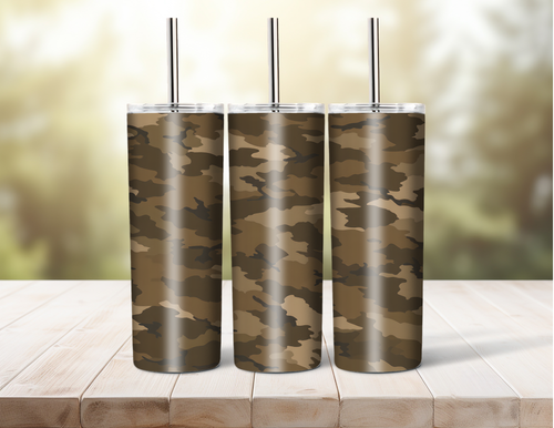 Brown Camo Seamless Pattern PNG | Deer Camo | Digital Download for Sublimation & Crafts
