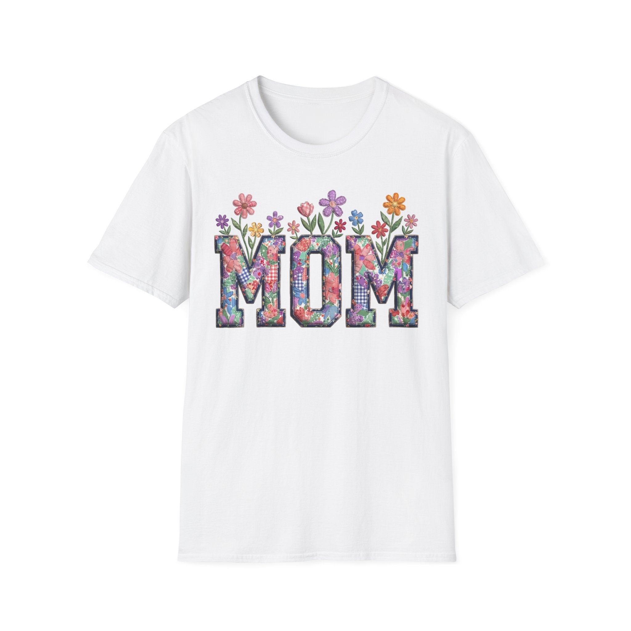 Floral MOM Tee | Mother's Day Flower Letters T-Shirt