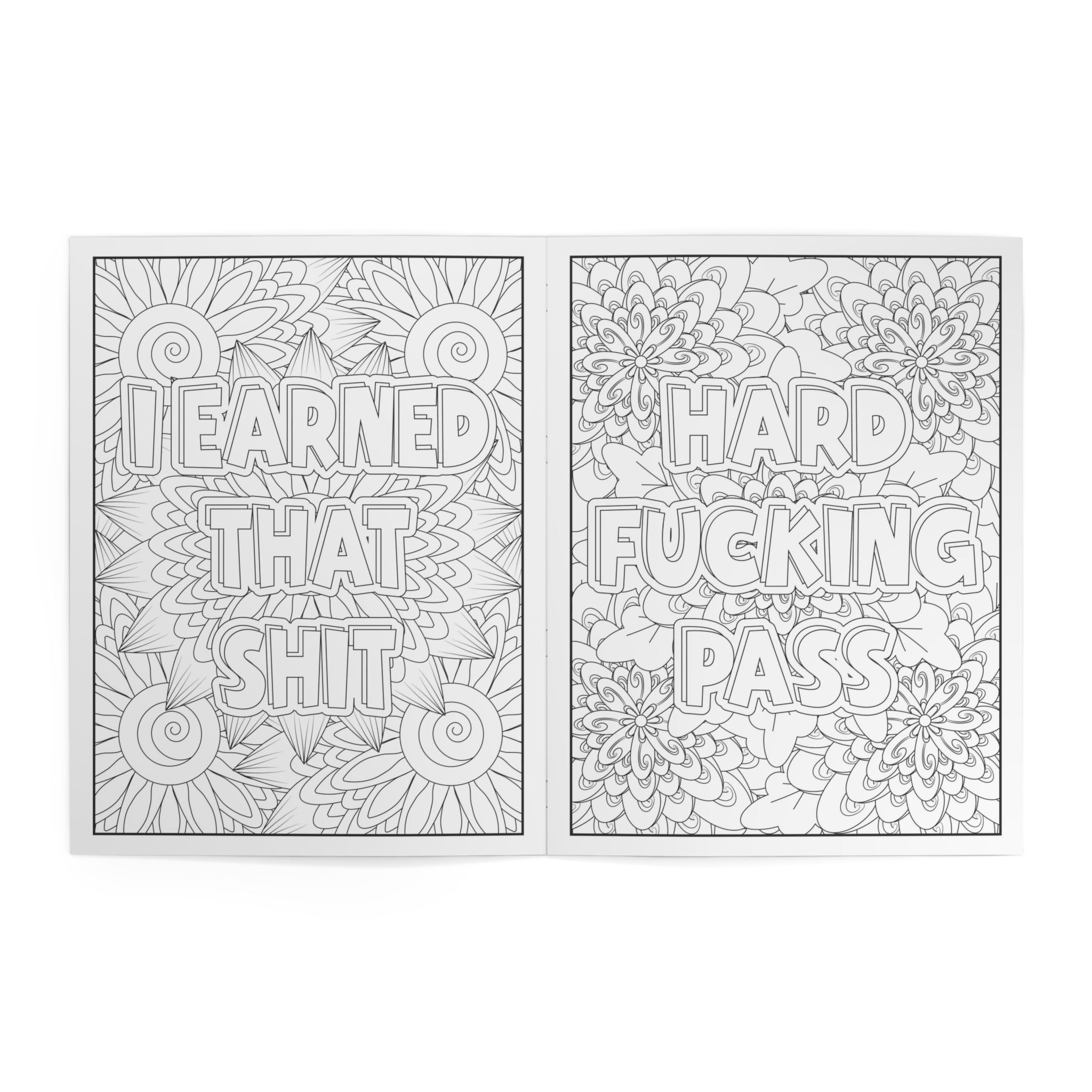 Motivational Swear Words Coloring Book