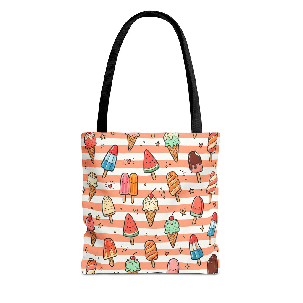 Ice Cream and Popsicles Tote Bag | Cute Summer Dessert Pattern