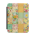 Vintage Floral Patchwork Kindle Case | Quilted Rose Pattern