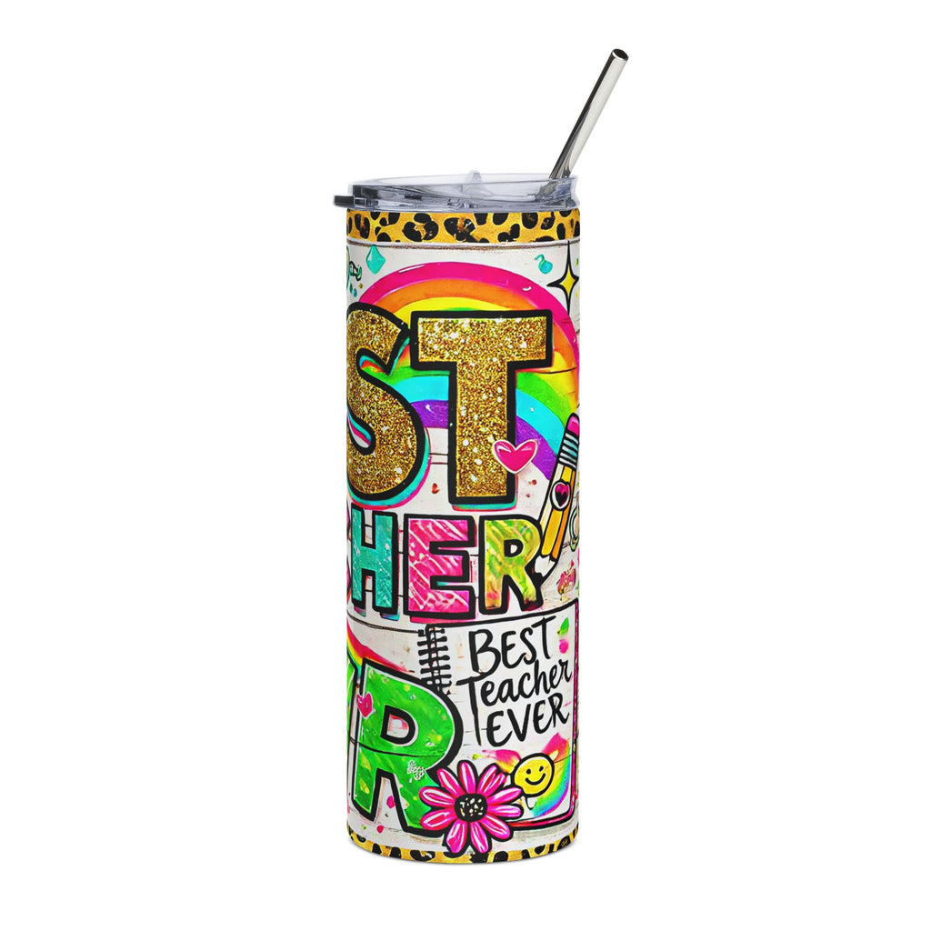 Best Teacher Ever, Stainless Steel Tumbler, 20oz