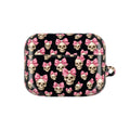 Pink Bow Skull AirPod Case | Cute Gothic Skull Pattern