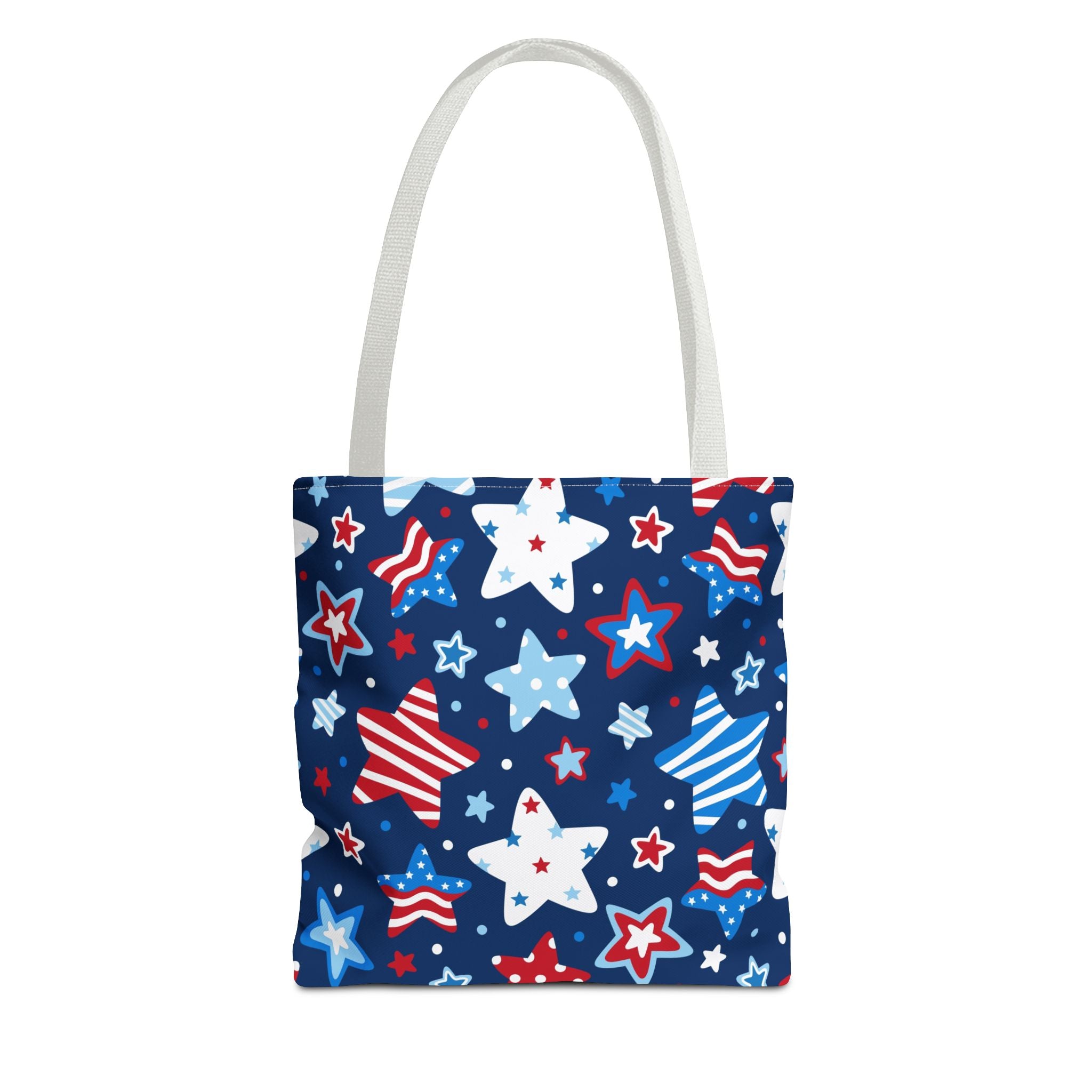 Patriotic Stars pattern Tote Bag | Red White Blue Fourth of July