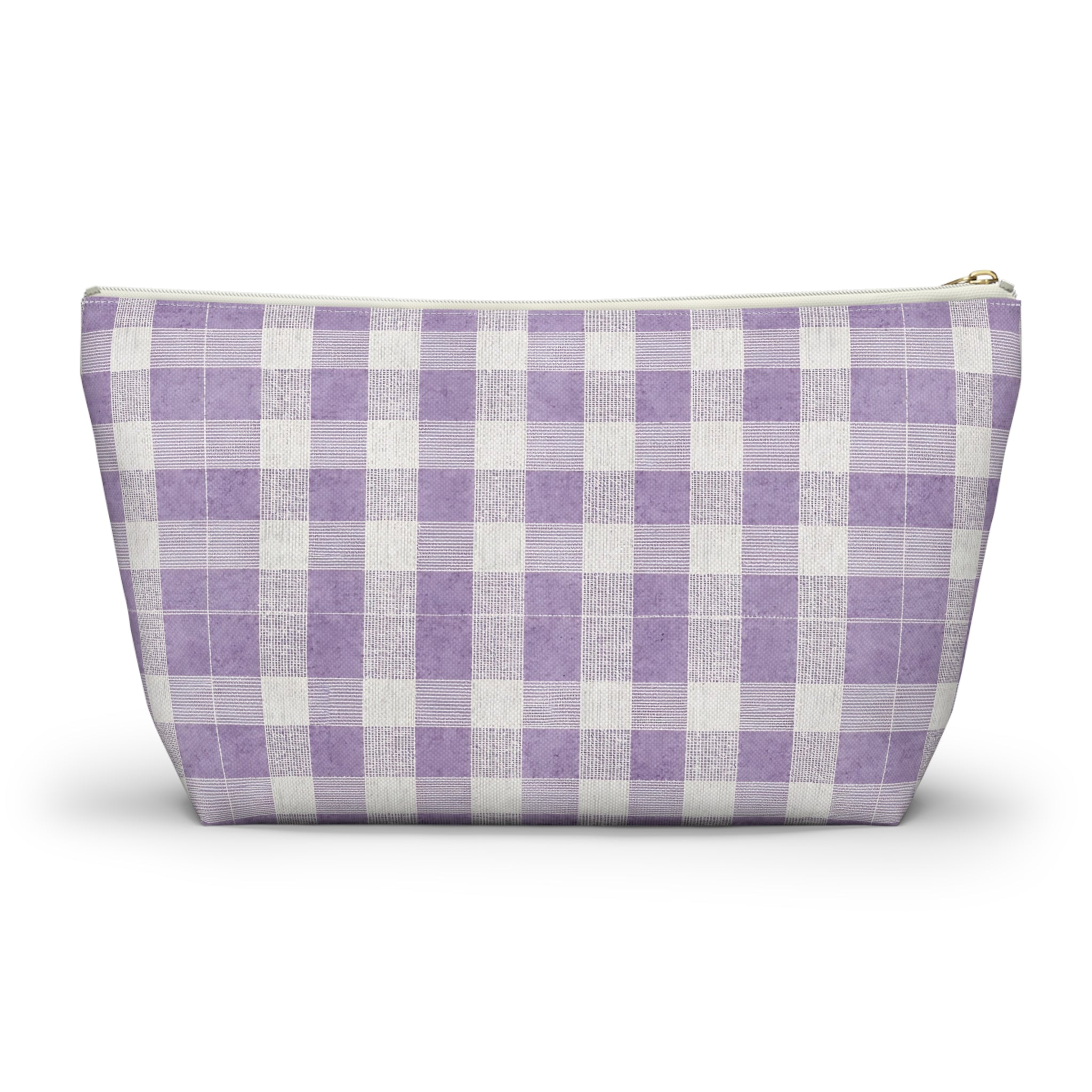 Lavender Buffalo Check Accessory Pouch
