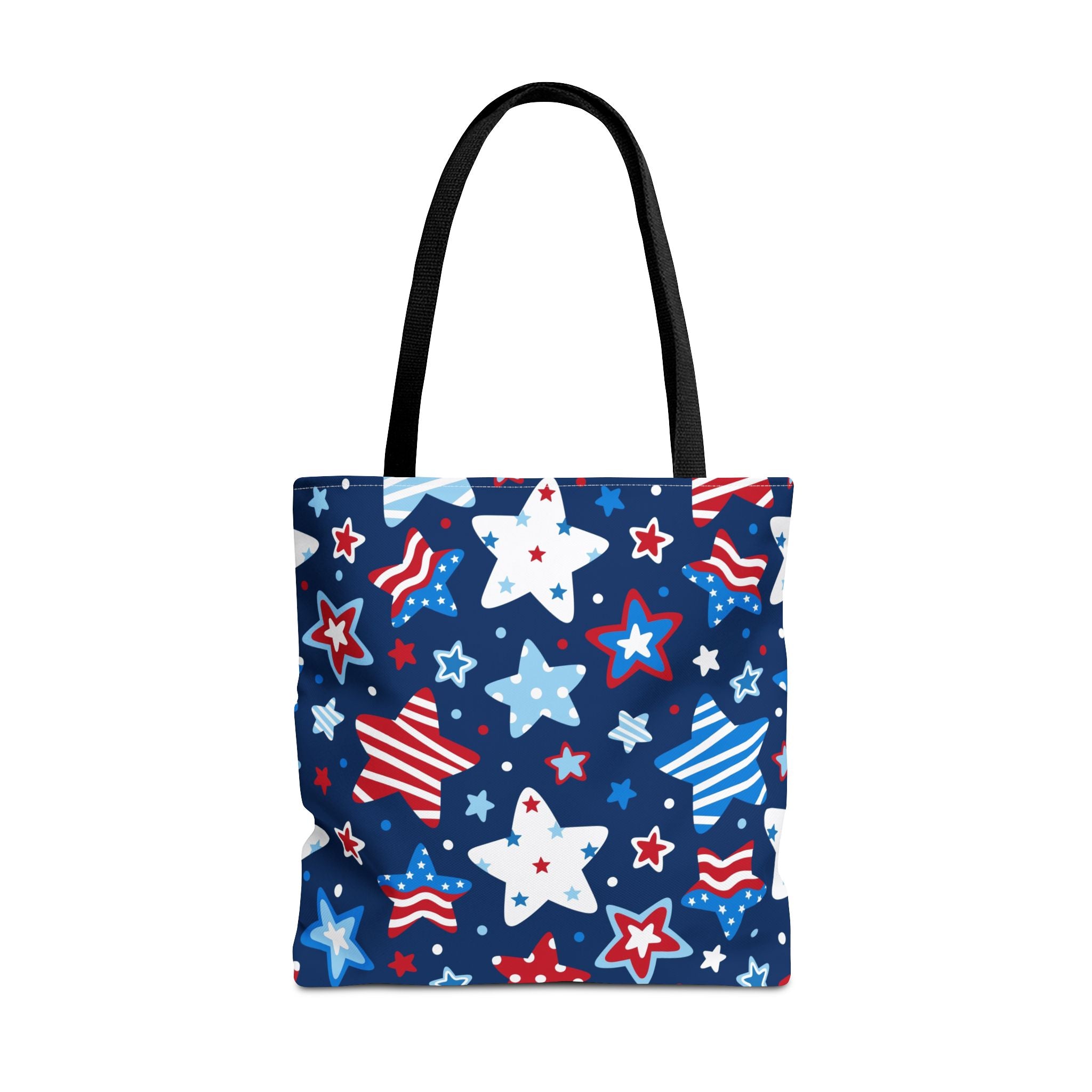 Patriotic Stars pattern Tote Bag | Red White Blue Fourth of July
