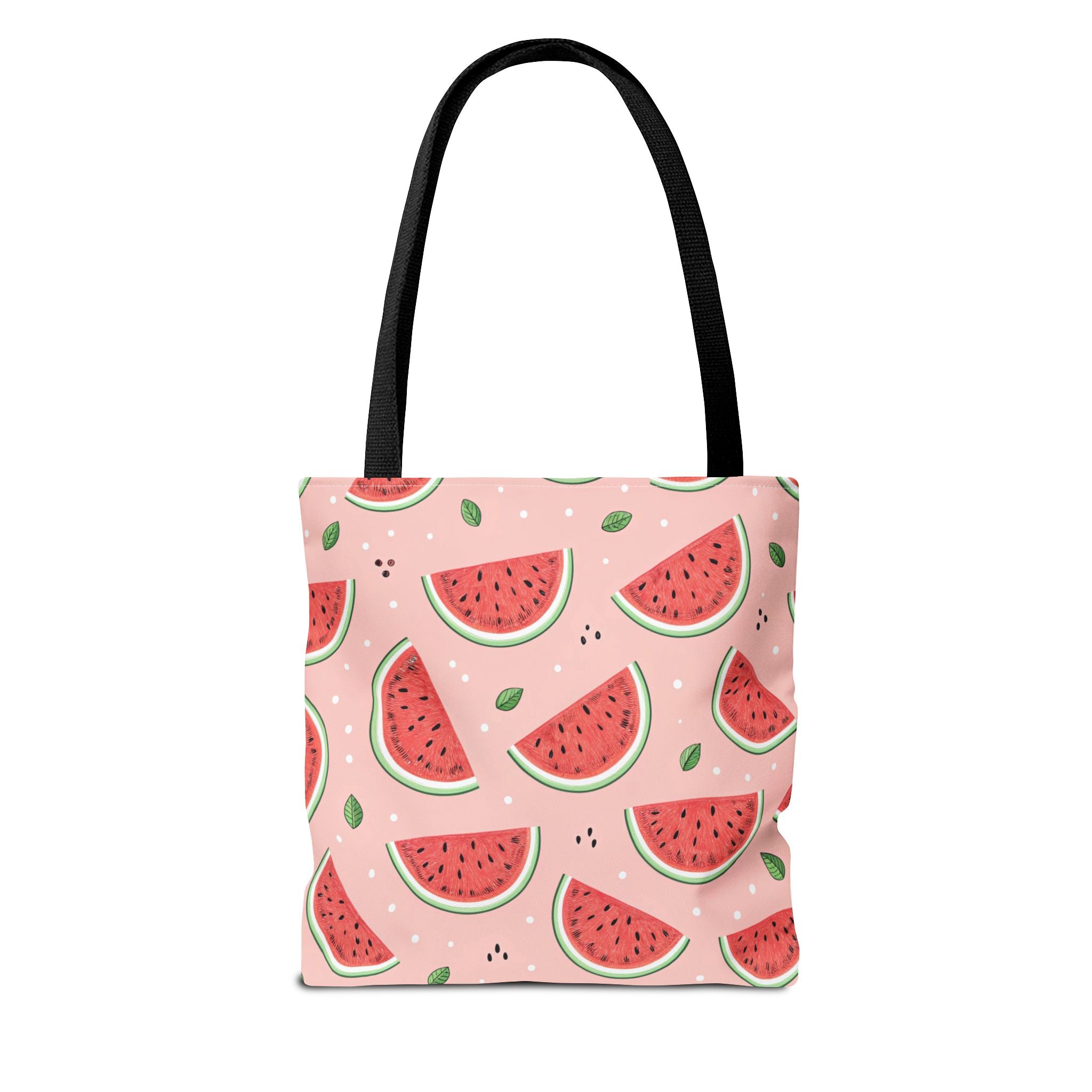 Watermelon Pattern Tote Bag | Pink Summer Fruit Print