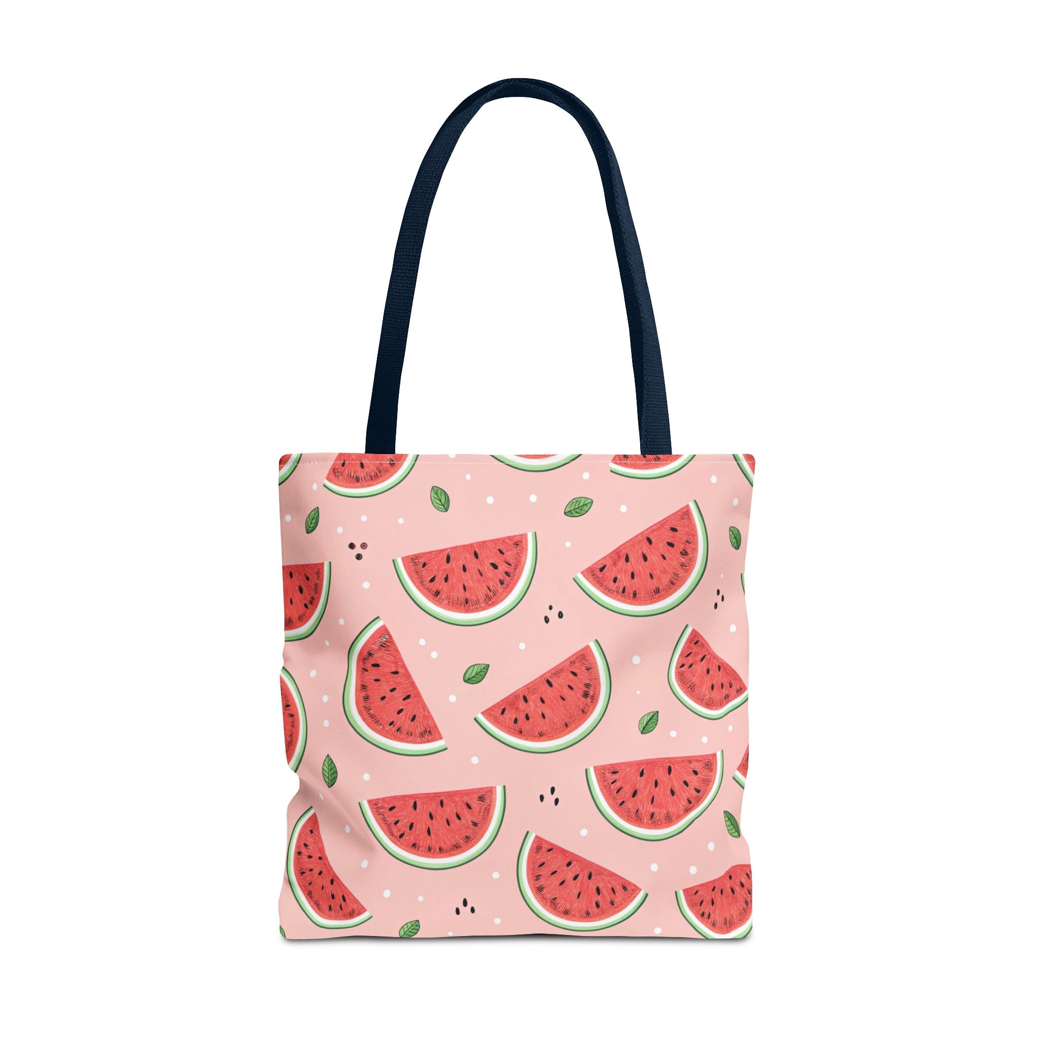 Watermelon Pattern Tote Bag | Pink Summer Fruit Print
