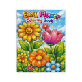 Easy Flower Coloring Book Coloring Book | Kids Floral Activity Pages