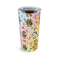 20oz Goose Pattern Tumbler | Cute Pastel Farmer Goose Travel Cup