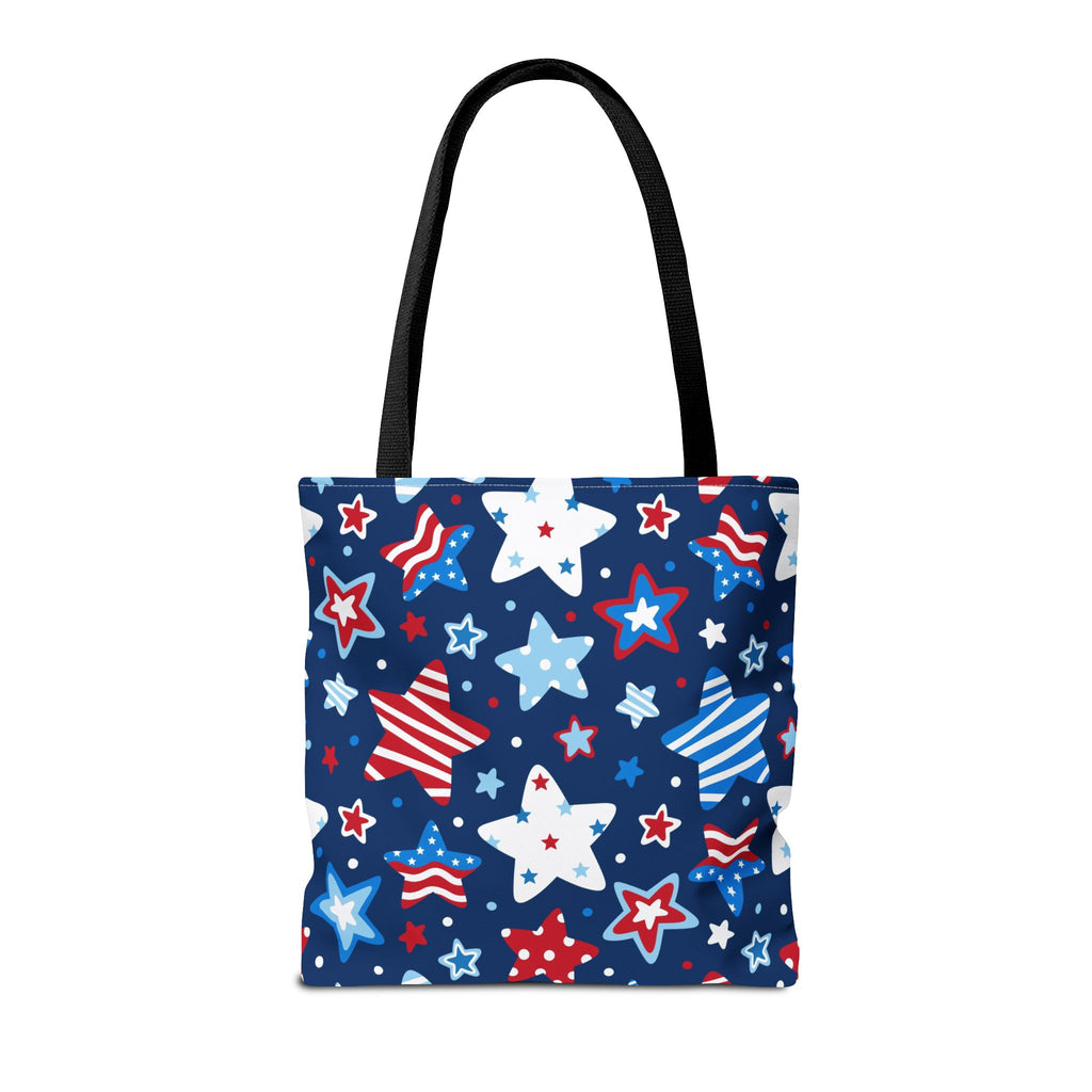 Patriotic Stars pattern Tote Bag | Red White Blue Fourth of July