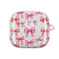 Pink Bow Pattern AirPod Case | Ribbon Cute Accessory