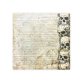 Skull Border Lined Note Pad Post-it® Note Pads | Vintage Grunge Stationery
