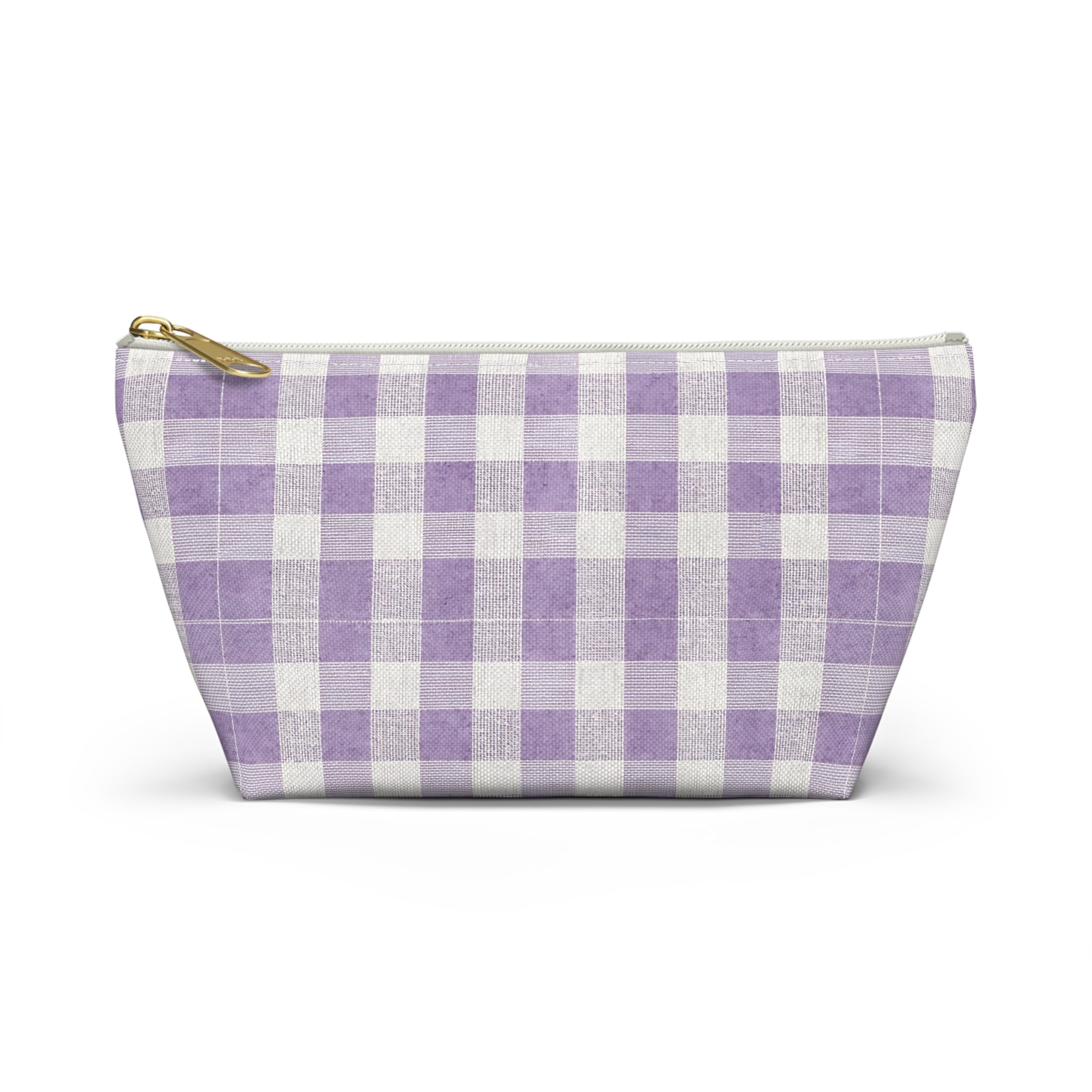 Lavender Buffalo Check Accessory Pouch