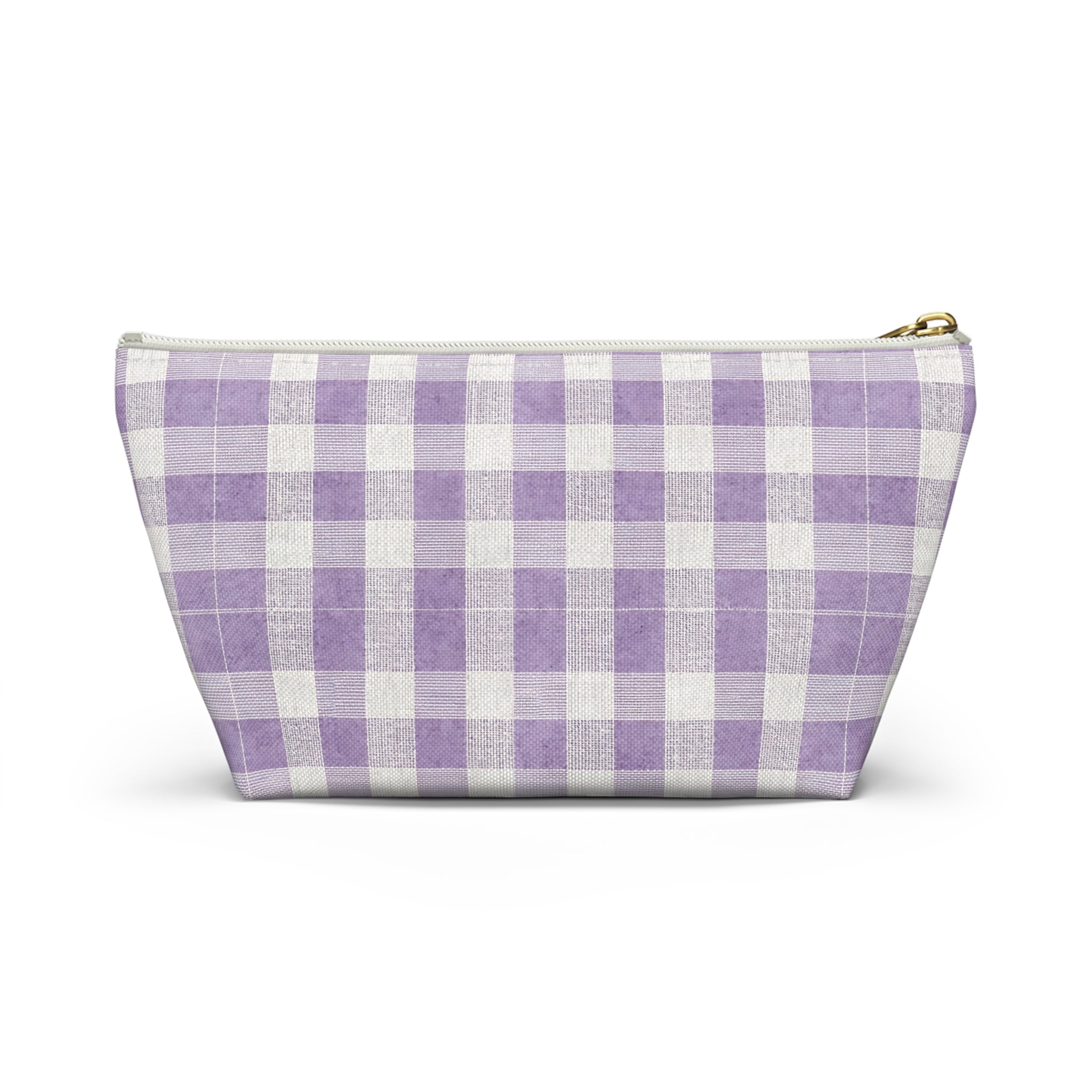 Lavender Buffalo Check Accessory Pouch