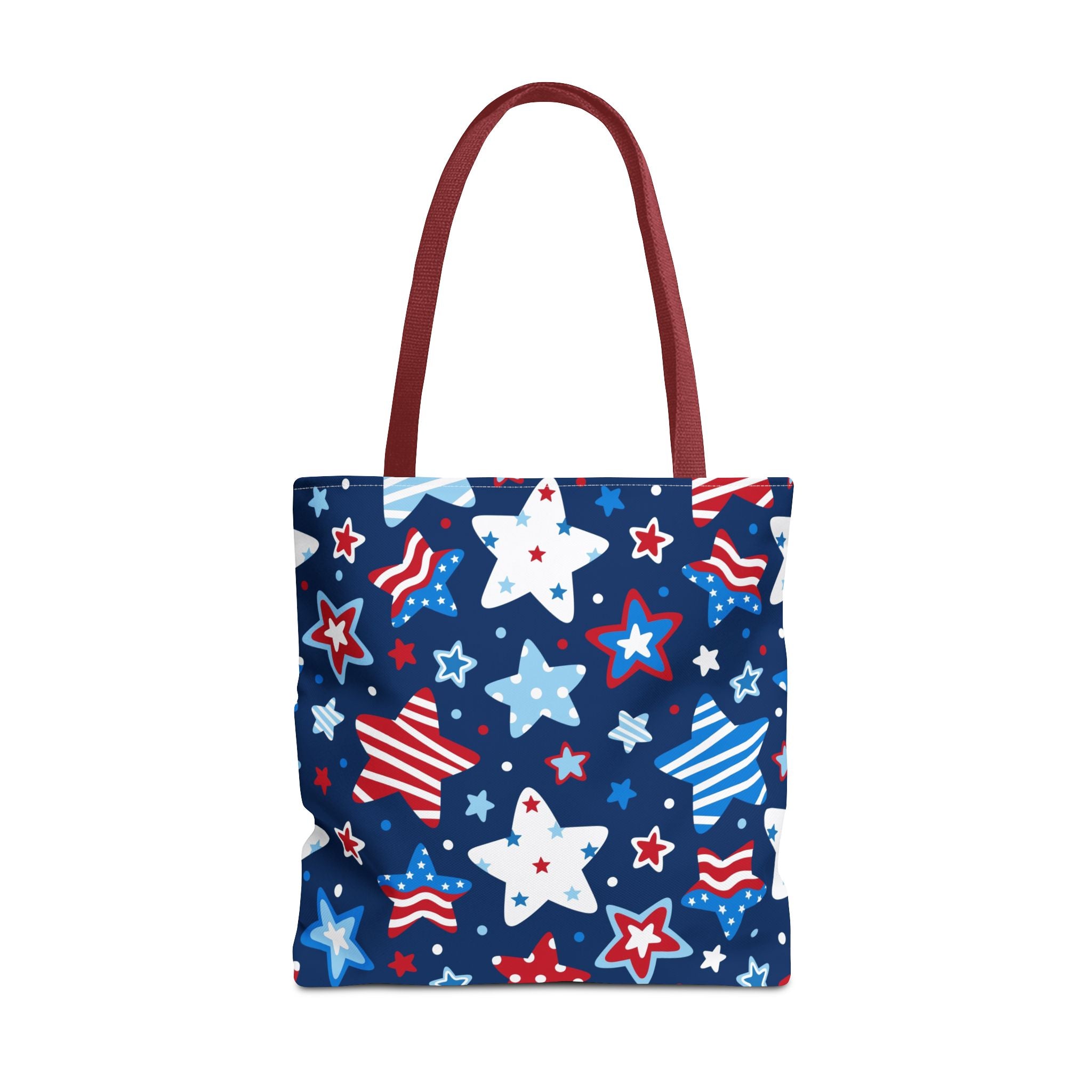 Patriotic Stars pattern Tote Bag | Red White Blue Fourth of July