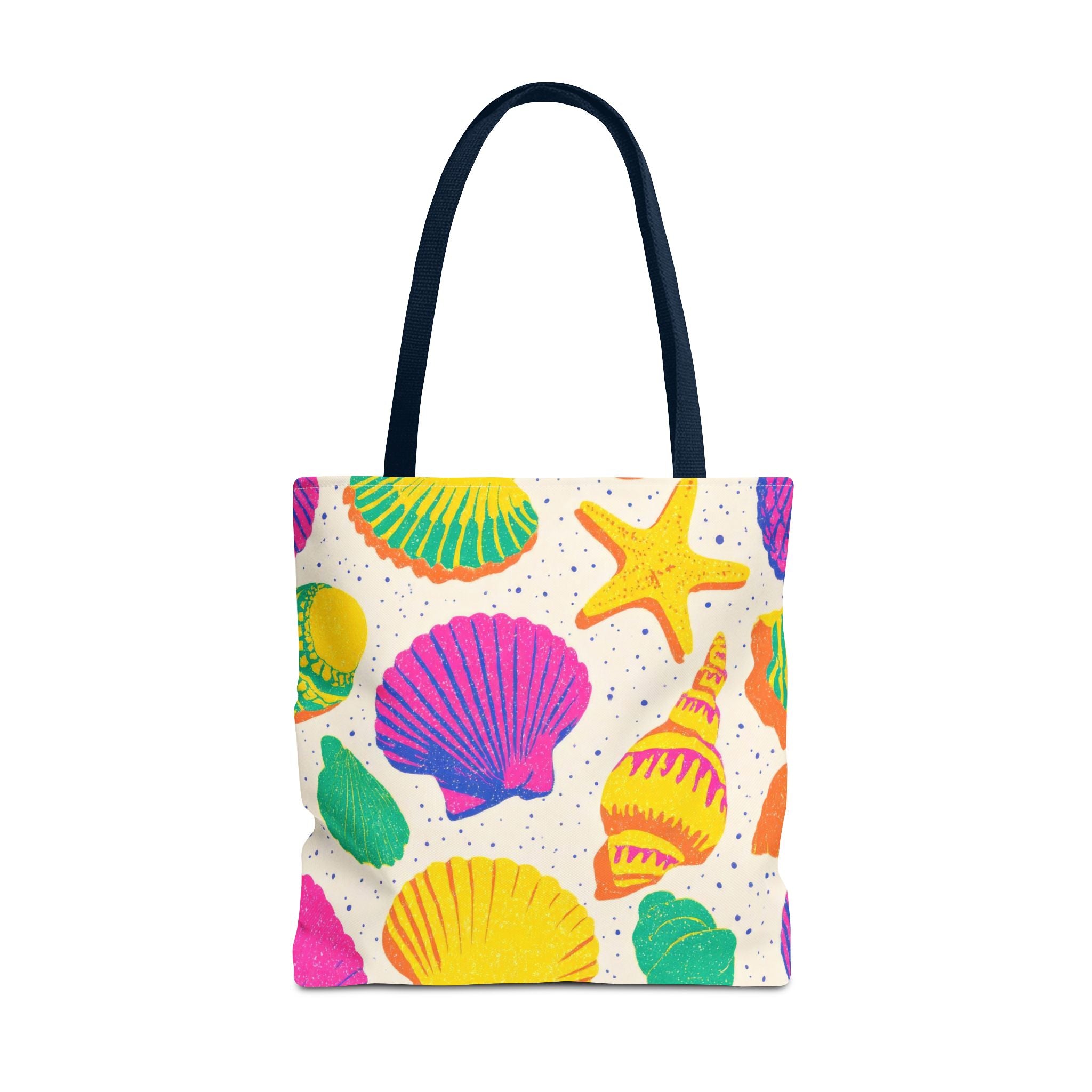 Colorful Seashell Pattern Tote | Beach Shells Summer Print