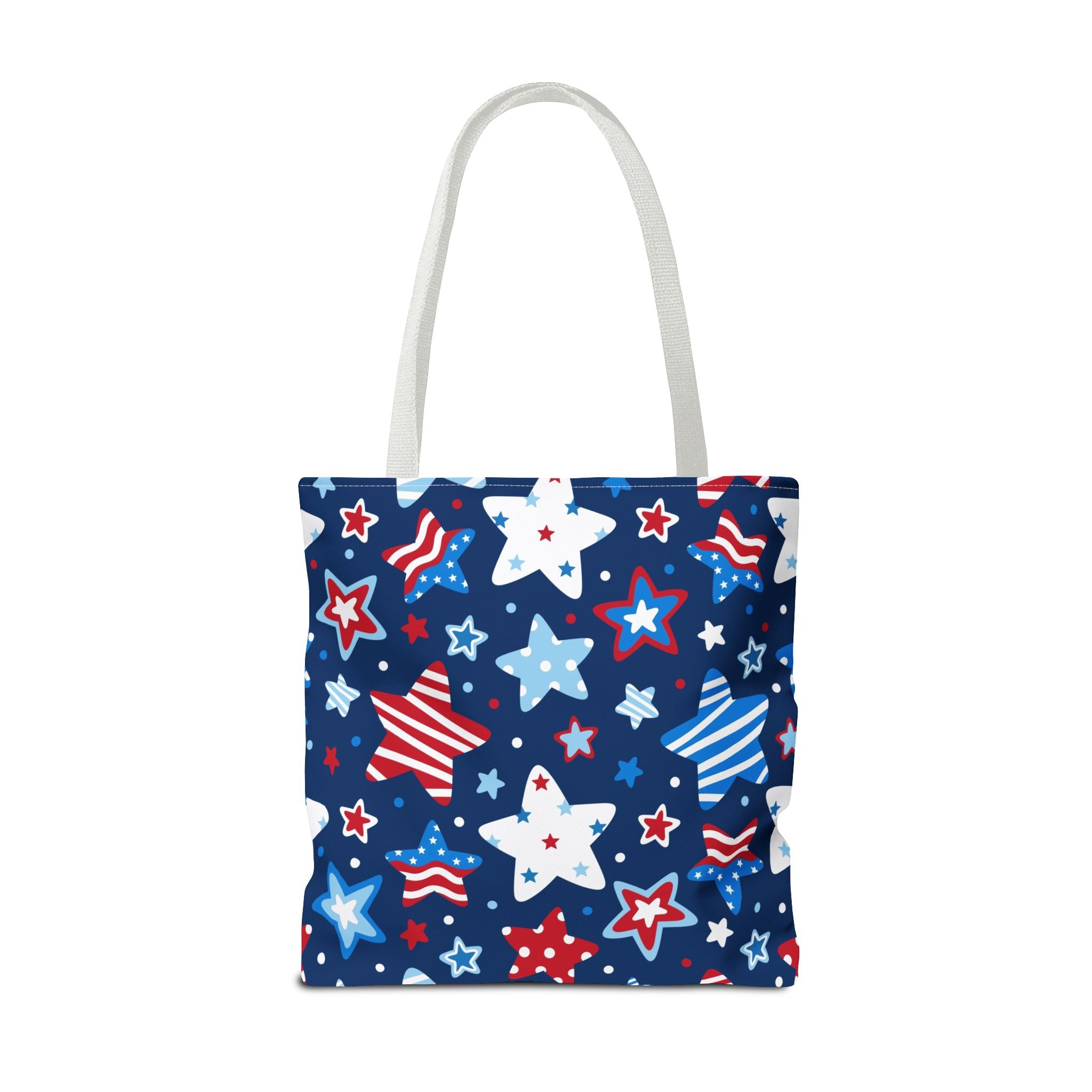 Patriotic Stars pattern Tote Bag | Red White Blue Fourth of July