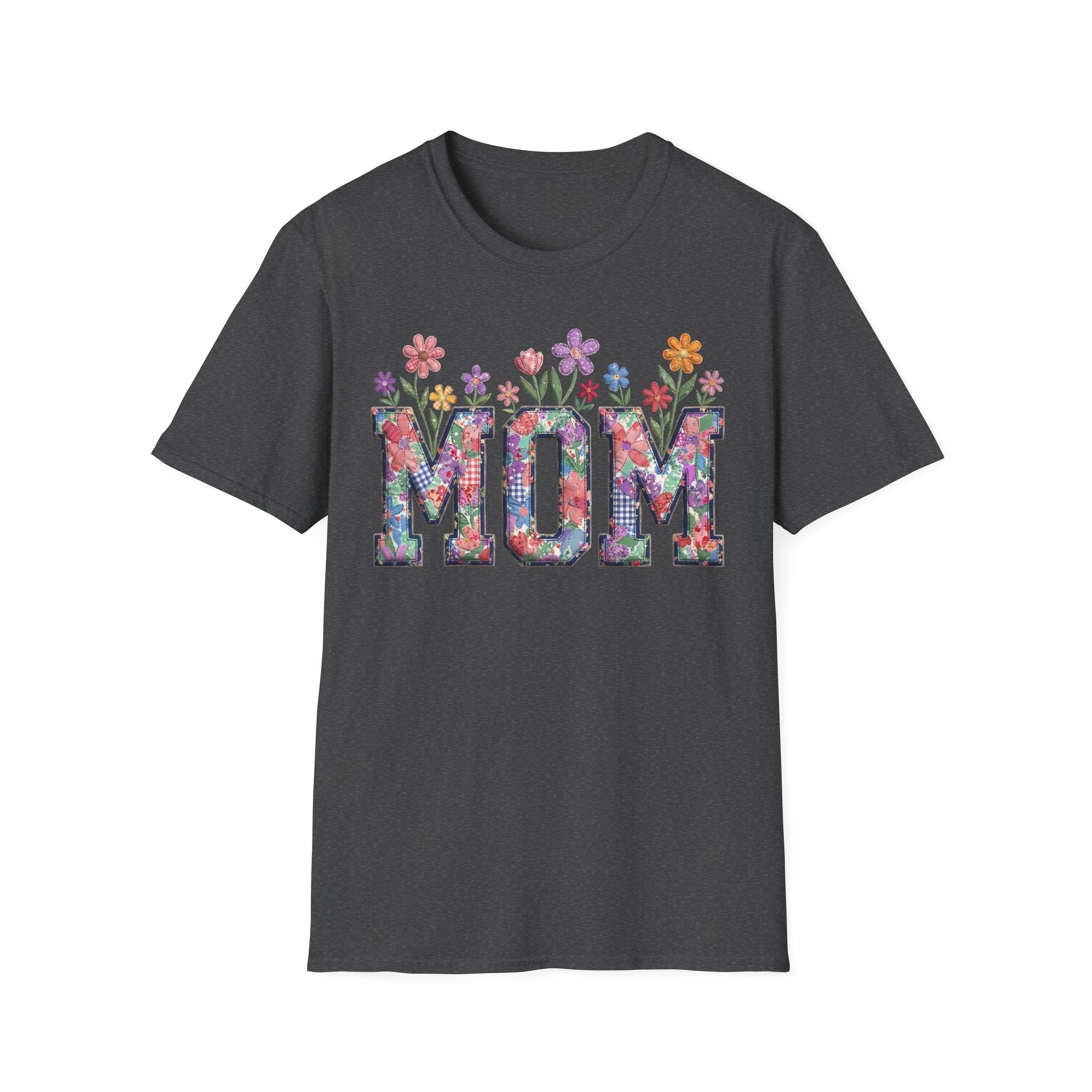 Floral MOM Tee | Mother's Day Flower Letters T-Shirt