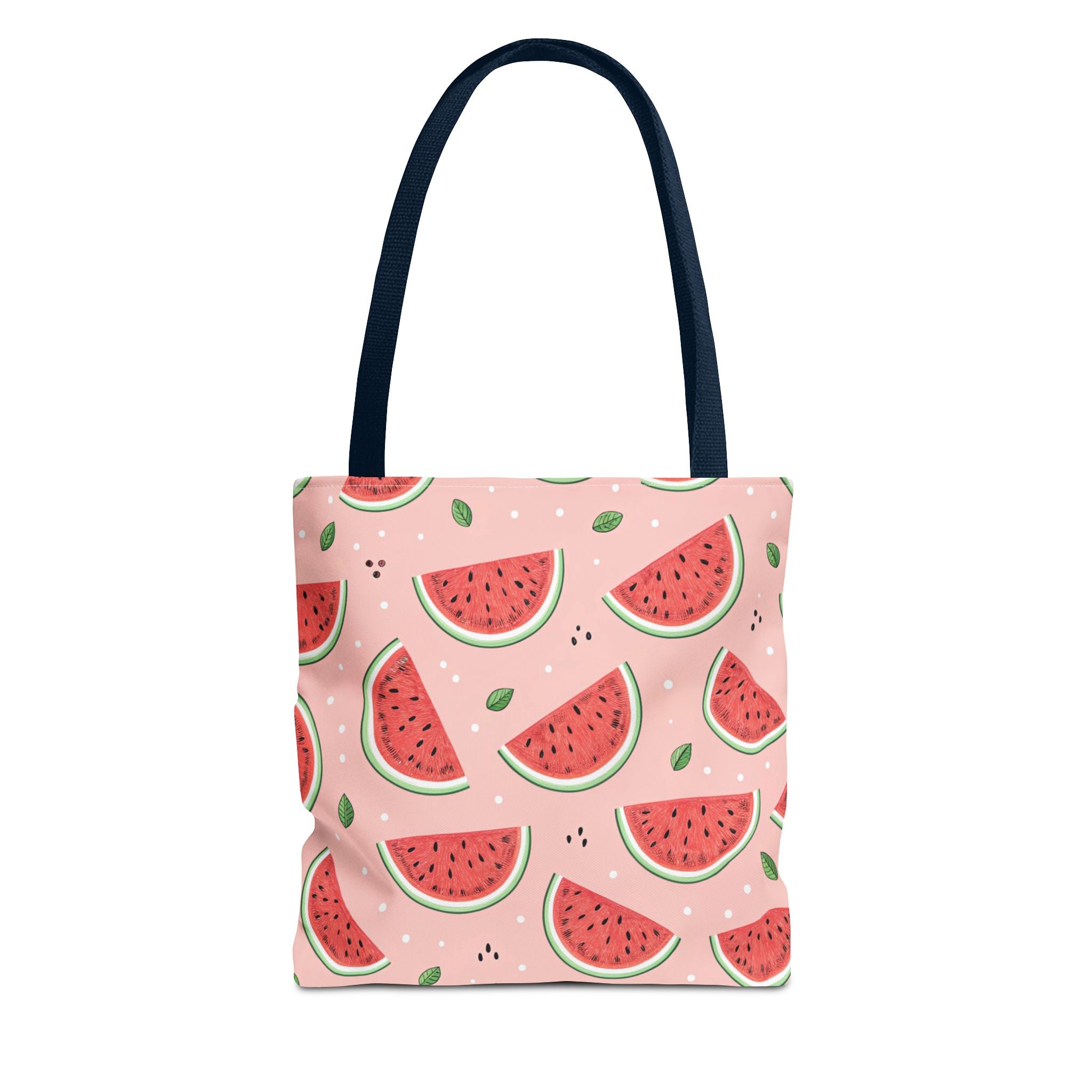 Watermelon Pattern Tote Bag | Pink Summer Fruit Print