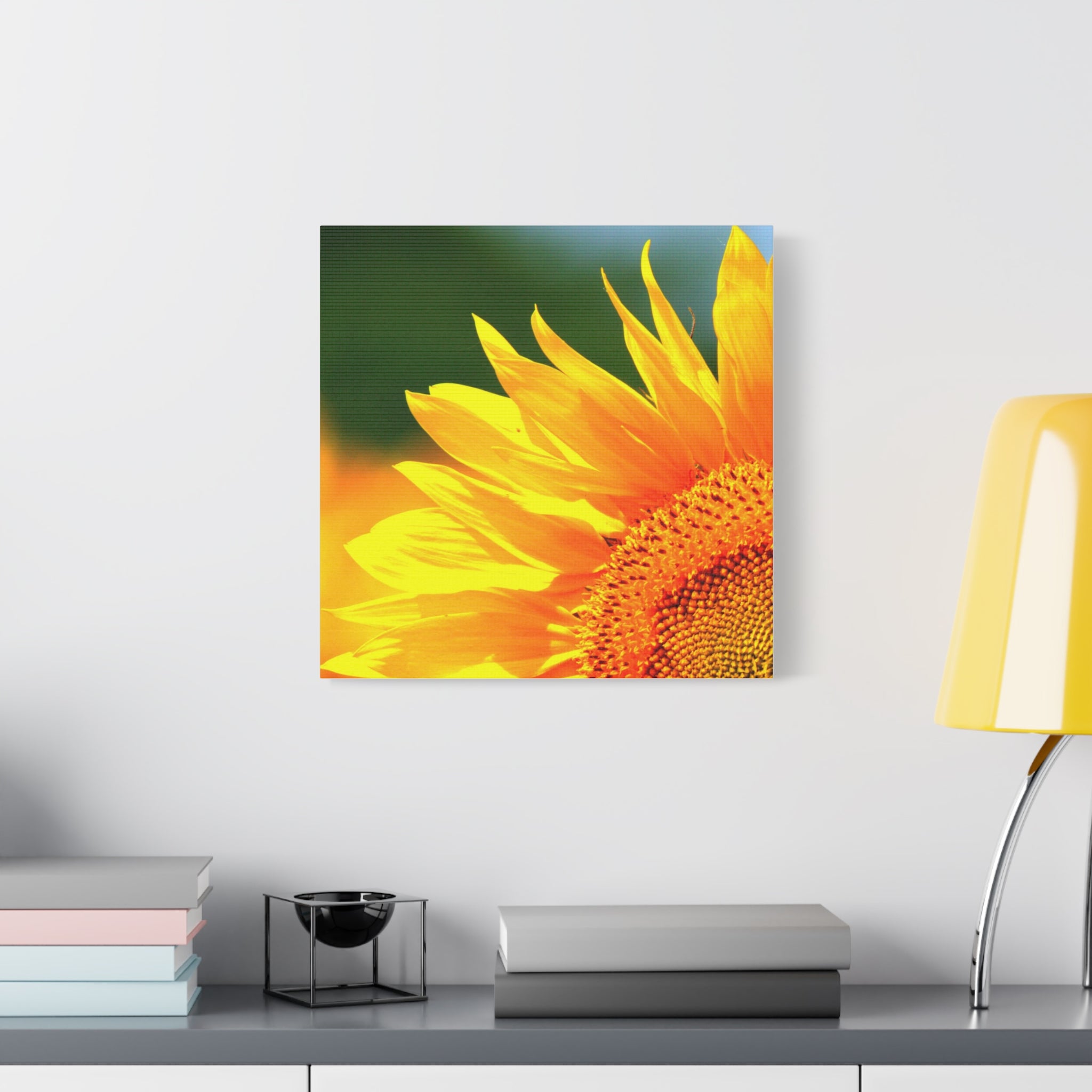 Sunflower Close-Up Matte Canvas